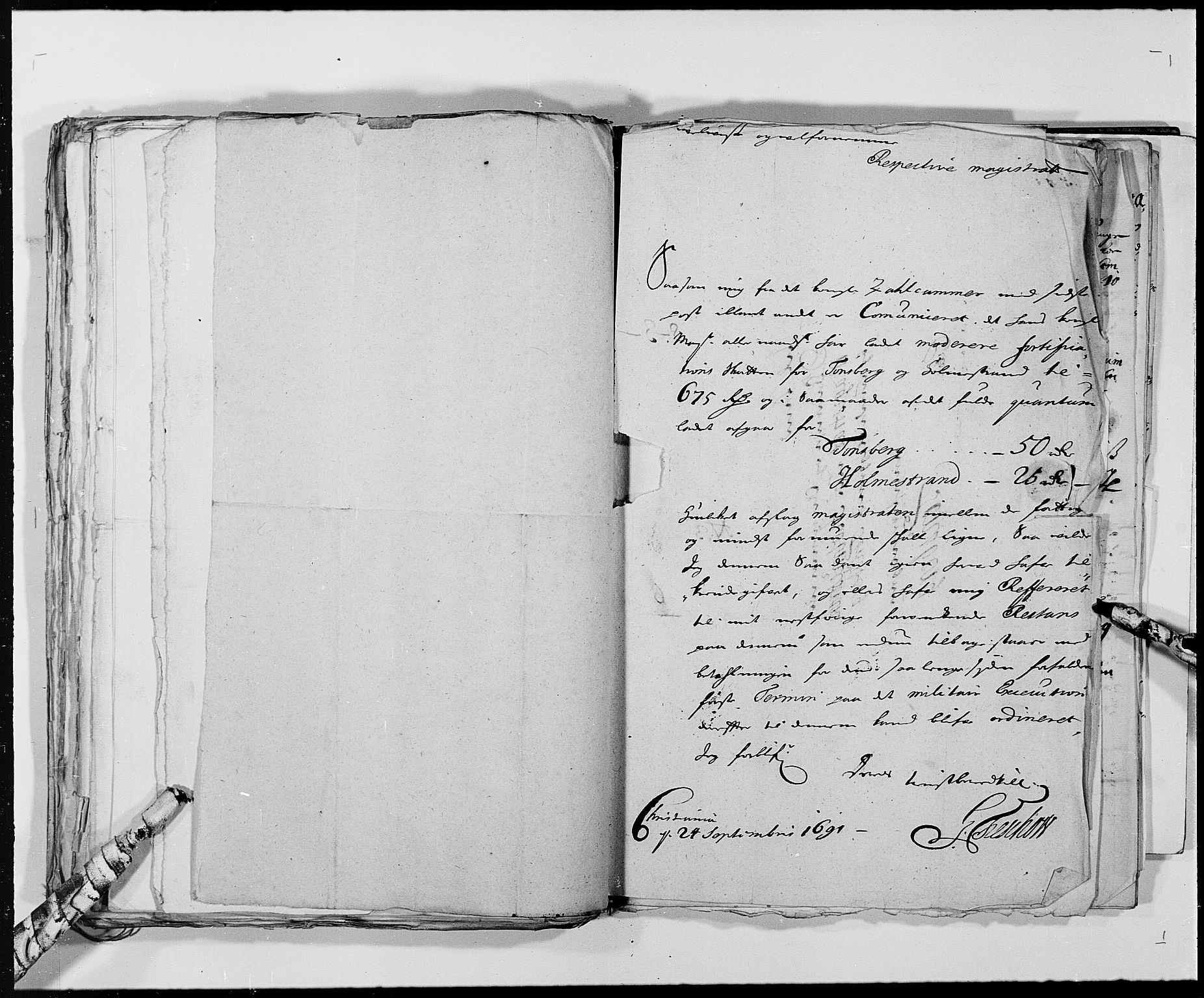 Rentekammeret inntil 1814, Reviderte regnskaper, Byregnskaper, AV/RA-EA-4066/R/Rh/L0158: [H1] Kontribusjonsregnskap, 1664-1692, s. 454
