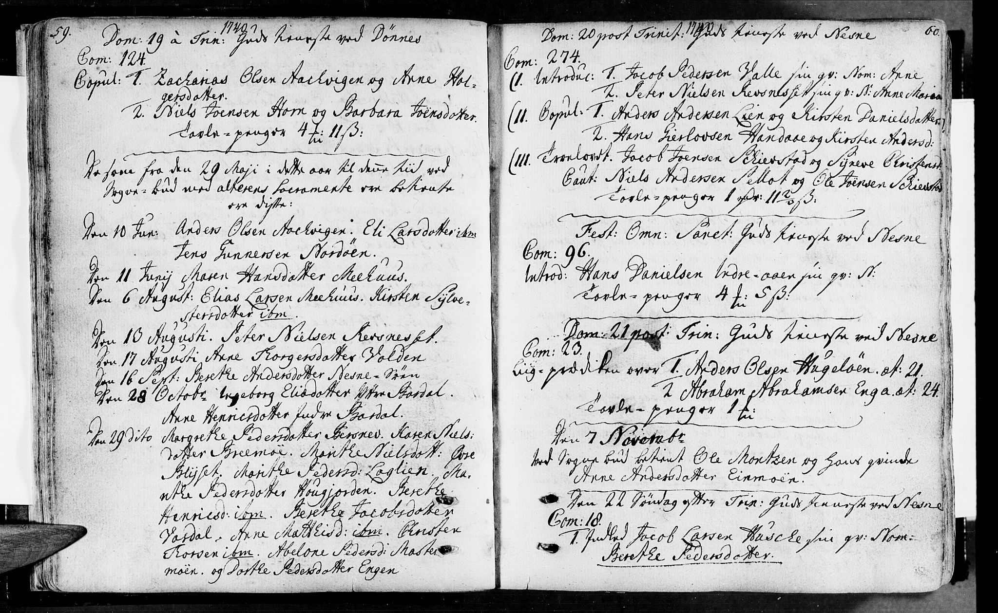 Ministerialprotokoller, klokkerbøker og fødselsregistre - Nordland, AV/SAT-A-1459/838/L0543: Ministerialbok nr. 838A02, 1738-1769, s. 59-60