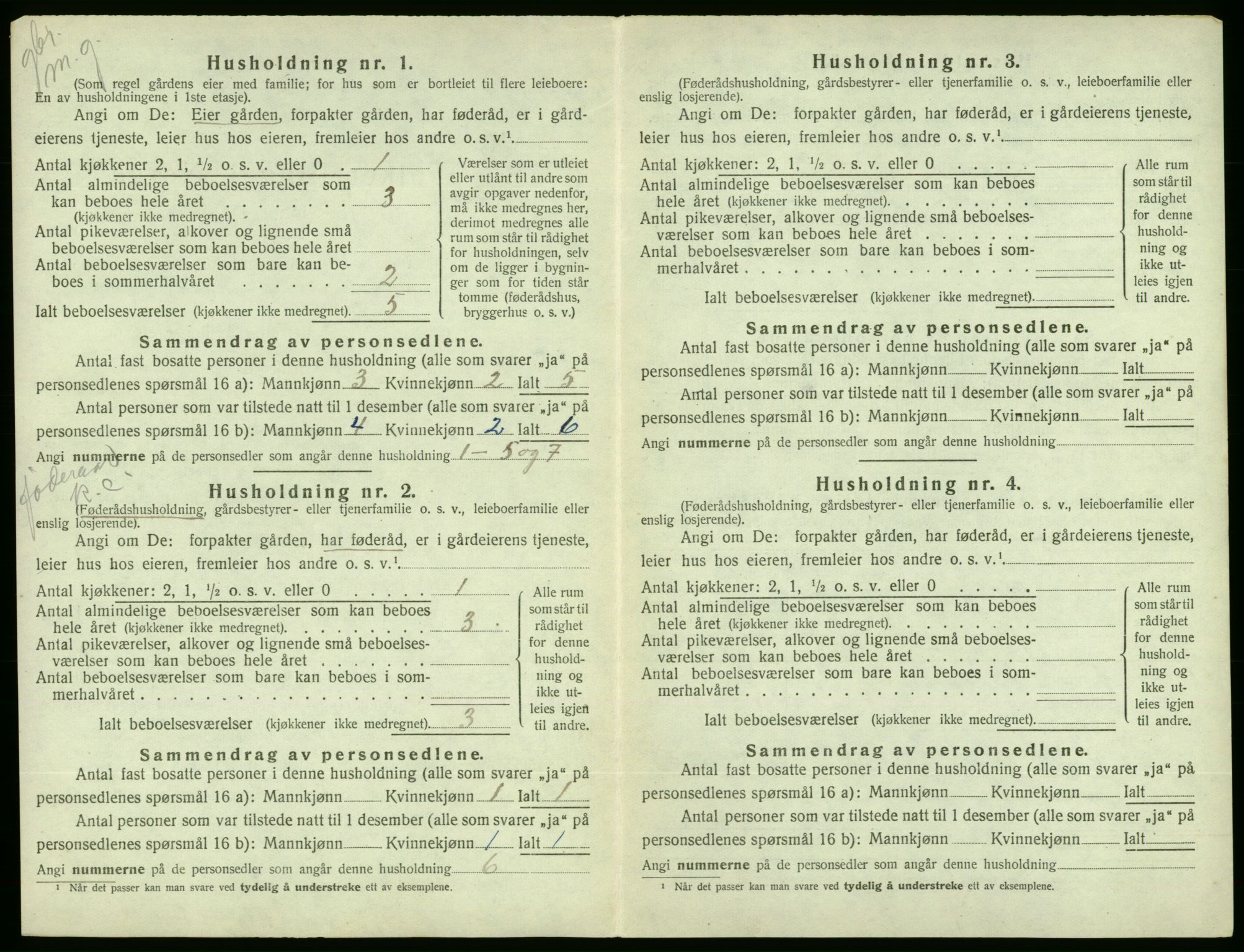 SAB, Folketelling 1920 for 1214 Ølen herred, 1920, s. 52