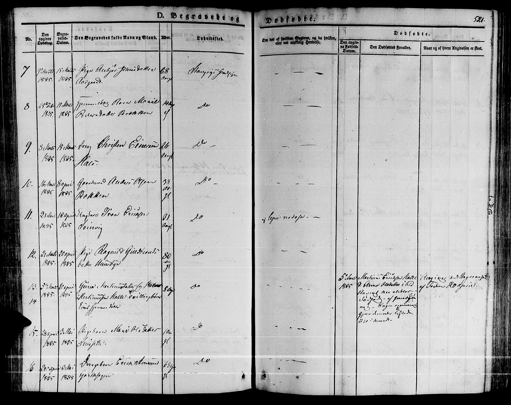 Ministerialprotokoller, klokkerbøker og fødselsregistre - Møre og Romsdal, SAT/A-1454/592/L1024: Ministerialbok nr. 592A03 /1, 1831-1849, s. 521