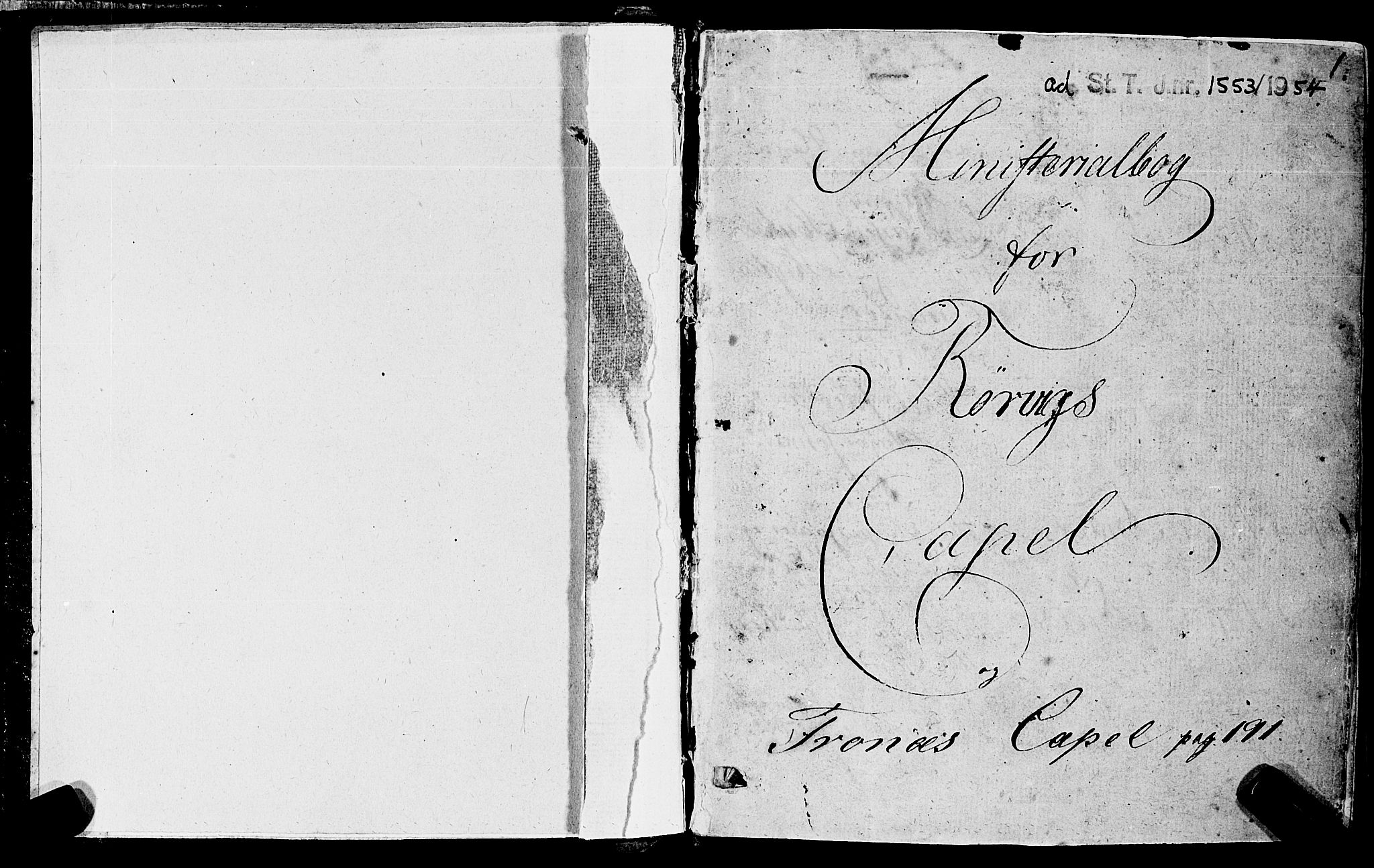 Ministerialprotokoller, klokkerbøker og fødselsregistre - Nord-Trøndelag, AV/SAT-A-1458/762/L0538: Ministerialbok nr. 762A02 /1, 1833-1879, s. 1