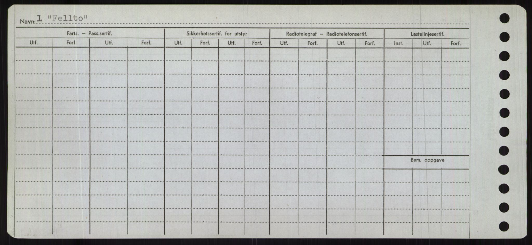 Sjøfartsdirektoratet med forløpere, Skipsmålingen, RA/S-1627/H/Hc/L0001: Lektere, A-Y, s. 182