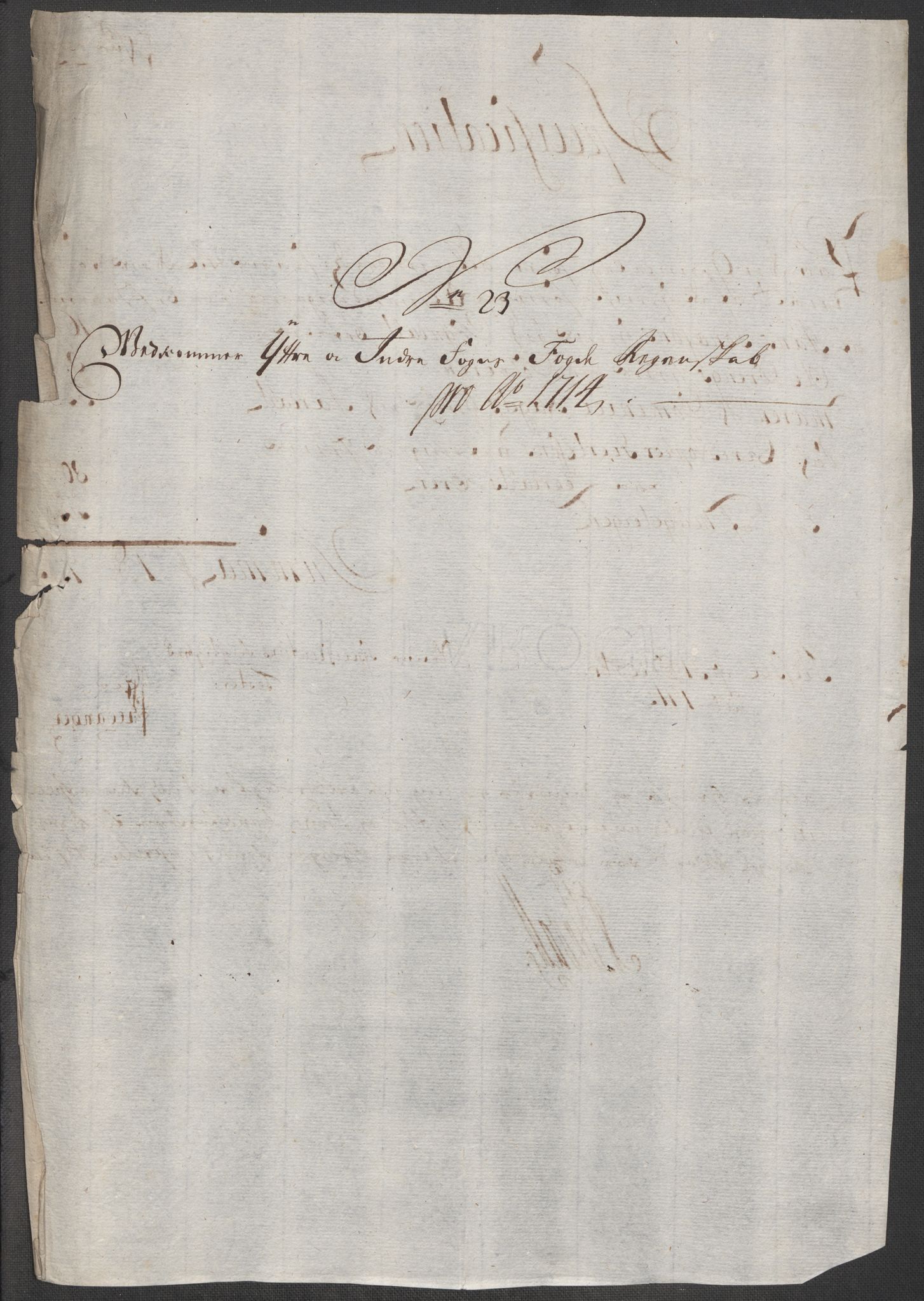 Rentekammeret inntil 1814, Reviderte regnskaper, Fogderegnskap, RA/EA-4092/R52/L3319: Fogderegnskap Sogn, 1713-1714, s. 820