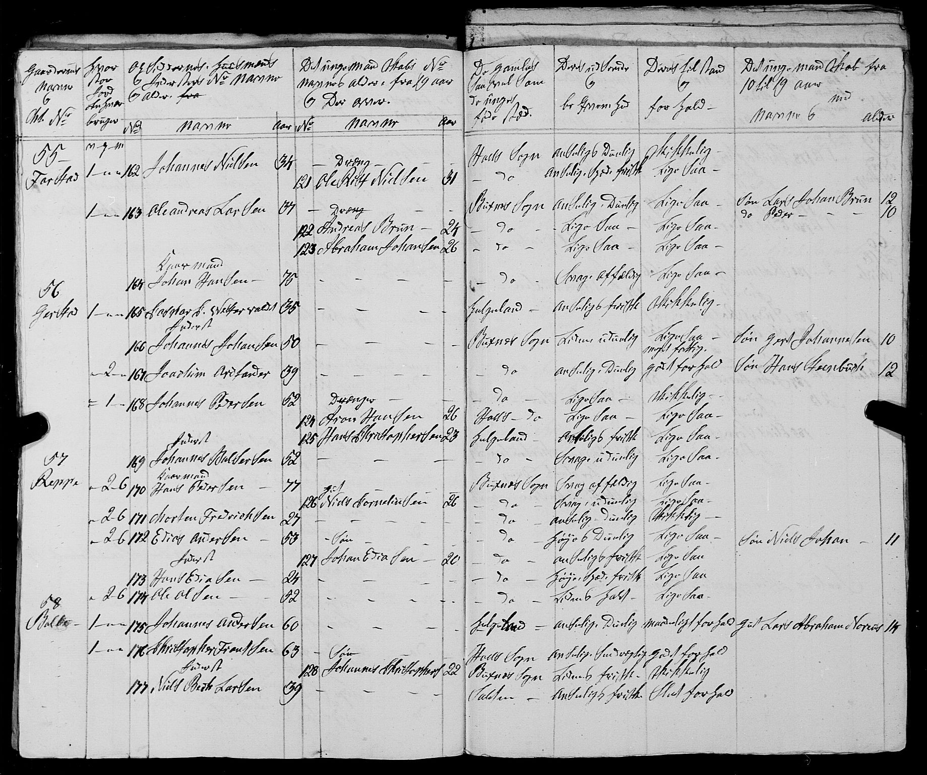 Fylkesmannen i Nordland, AV/SAT-A-0499/1.1/R/Ra/L0026: Innrulleringsmanntall for Buksnes og Hol, 1806-1837, s. 228
