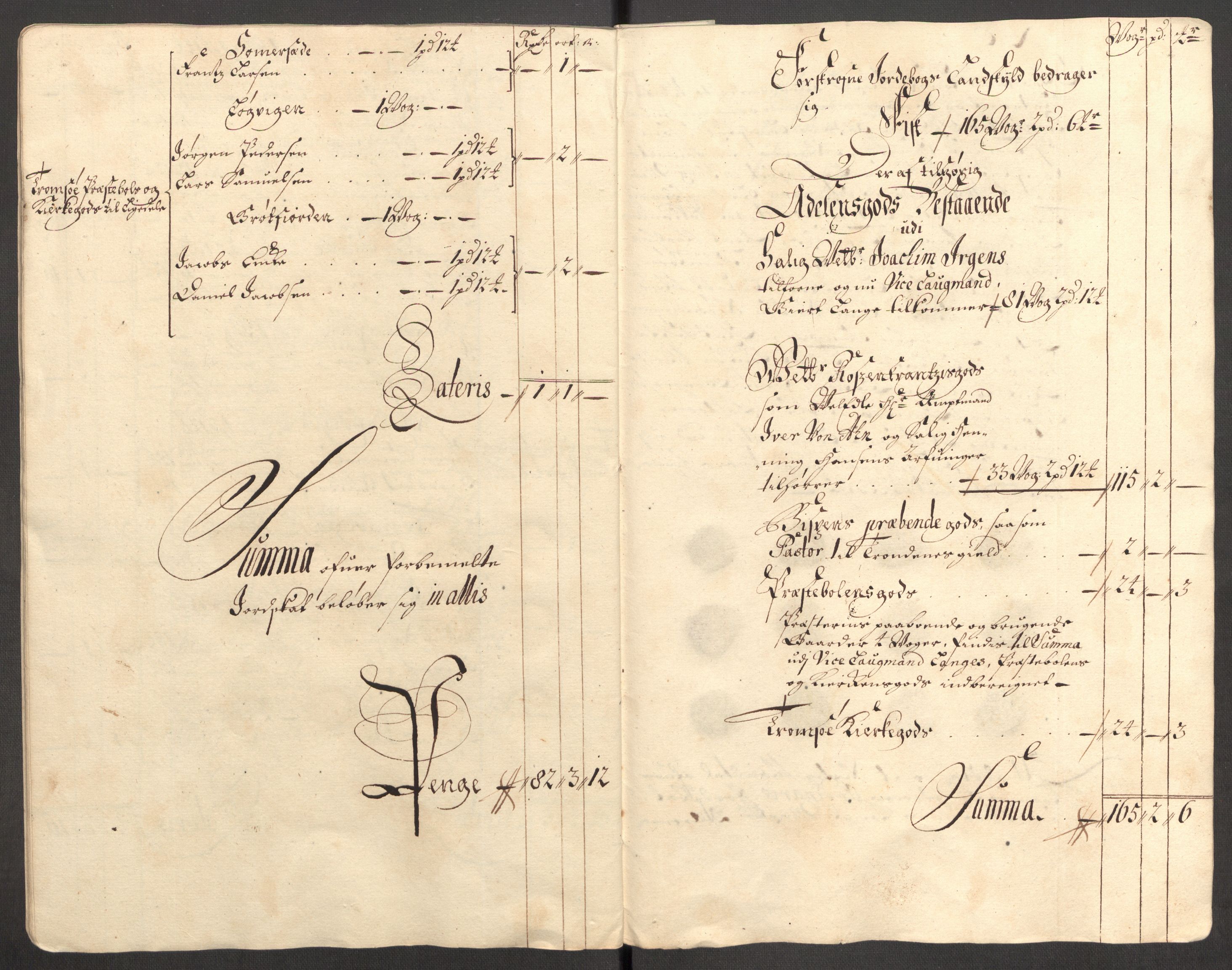 Rentekammeret inntil 1814, Reviderte regnskaper, Fogderegnskap, AV/RA-EA-4092/R68/L4754: Fogderegnskap Senja og Troms, 1697-1699, s. 188