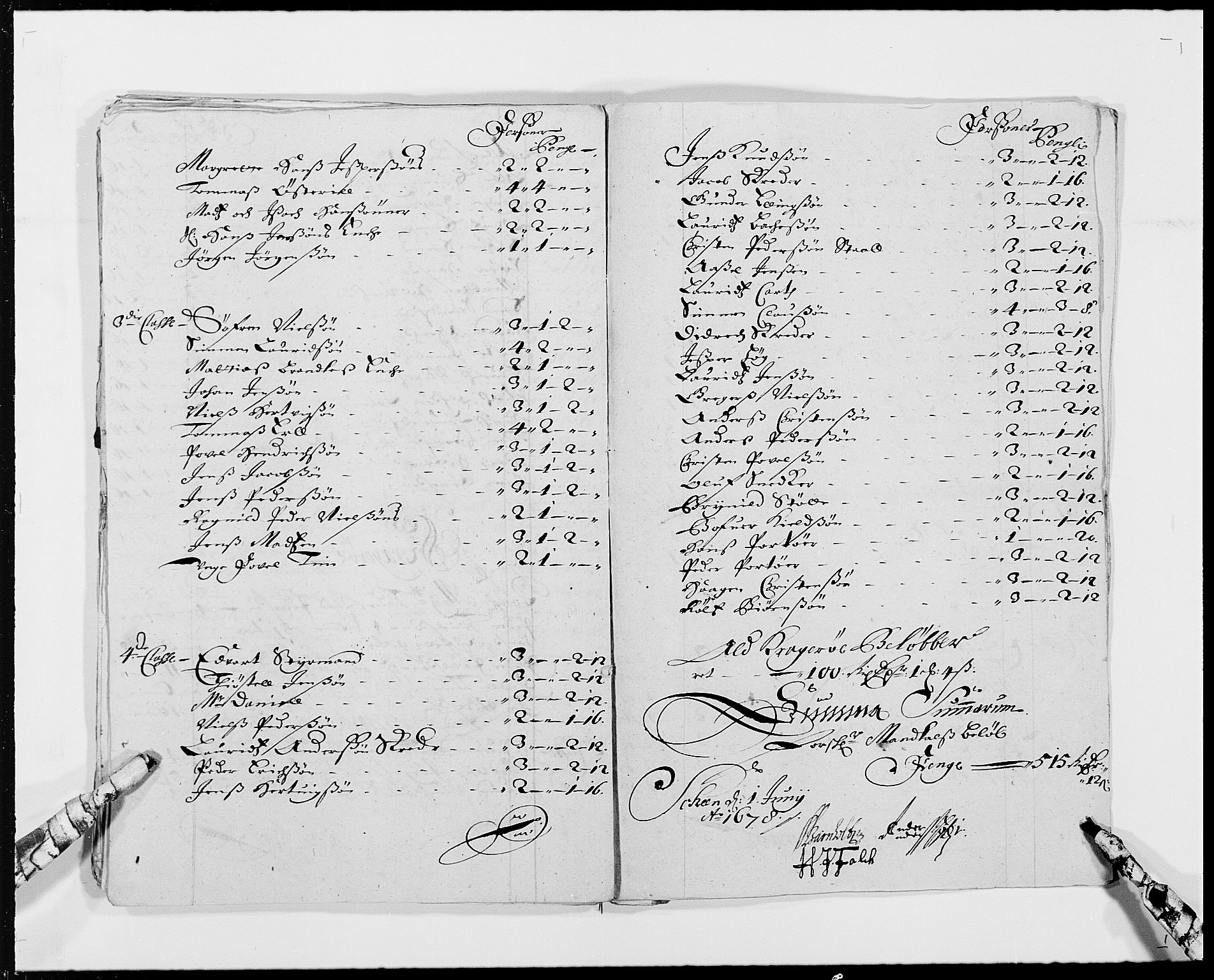 Rentekammeret inntil 1814, Reviderte regnskaper, Byregnskaper, AV/RA-EA-4066/R/Rj/L0193: [J3] Kontribusjonsregnskap (med Langesund, Brevik, Porsgrunn og Kragerø), 1663-1691, s. 55