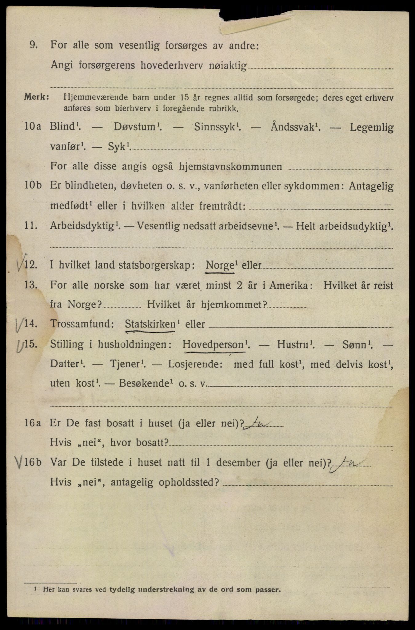 SAO, Folketelling 1920 for 0301 Kristiania kjøpstad, 1920, s. 142066