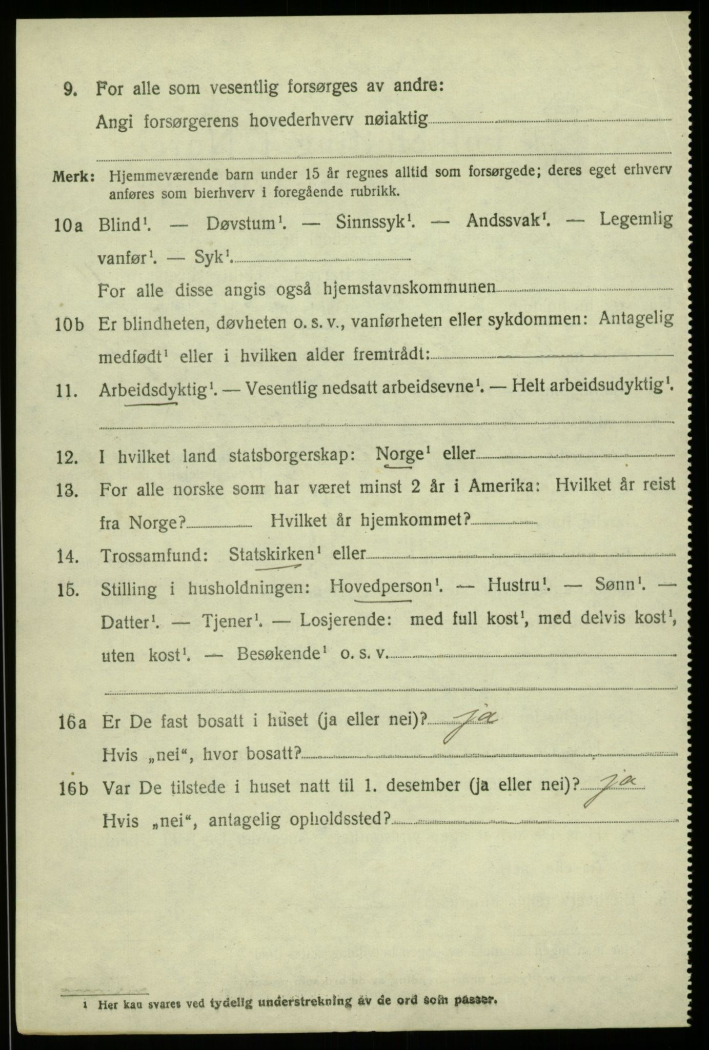 SAB, Folketelling 1920 for 1246 Fjell herred, 1920, s. 9895