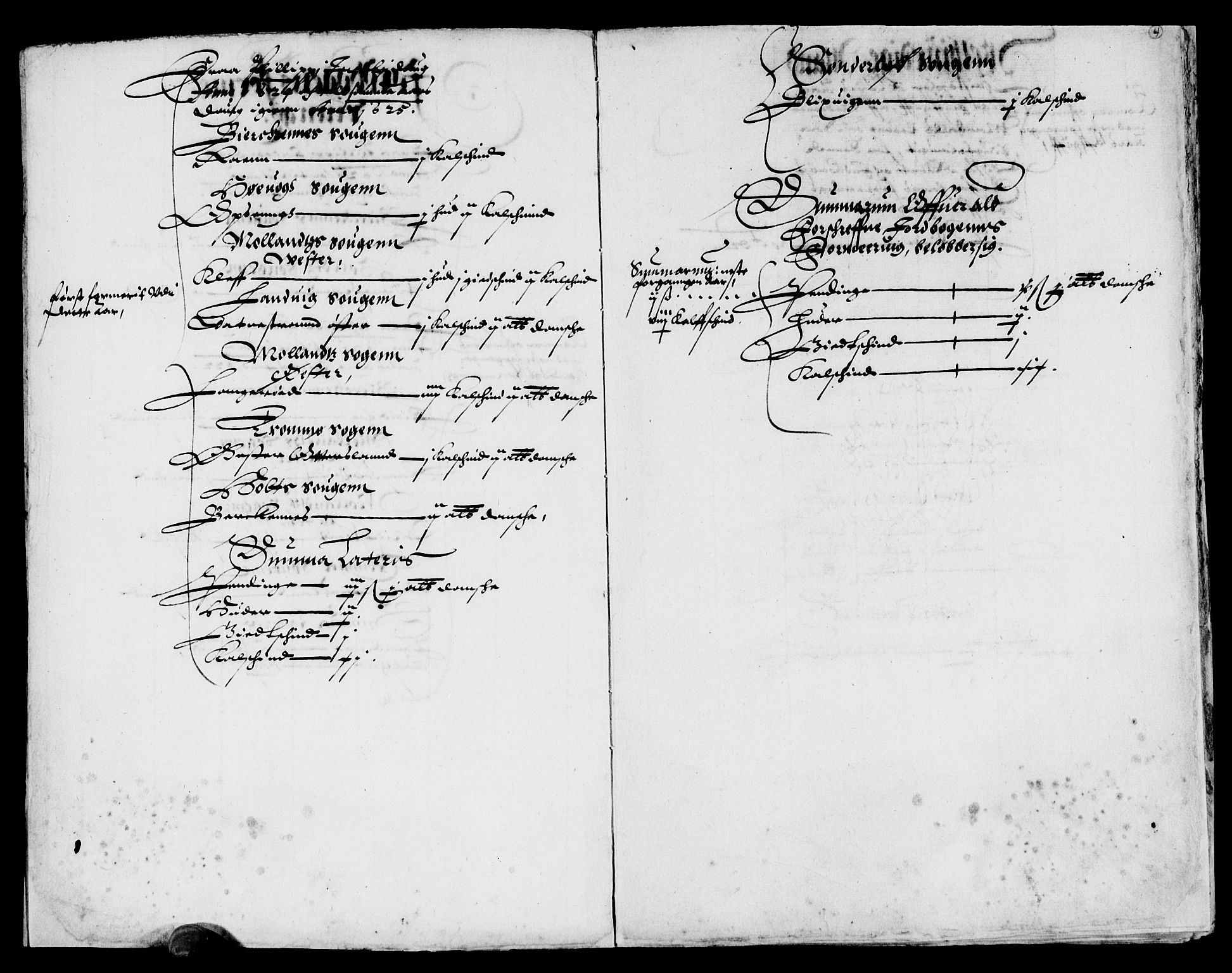 Rentekammeret inntil 1814, Reviderte regnskaper, Lensregnskaper, AV/RA-EA-5023/R/Rb/Rbq/L0015: Nedenes len. Mandals len. Råbyggelag., 1624-1626