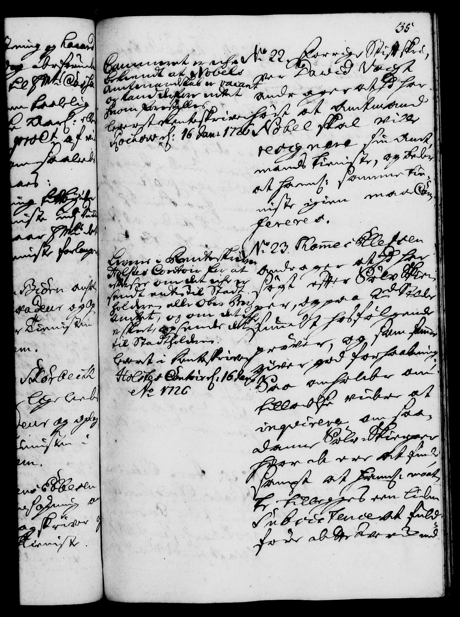 Rentekammeret, Kammerkanselliet, RA/EA-3111/G/Gh/Gha/L0008: Norsk ekstraktmemorialprotokoll (merket RK 53.53), 1725-1726, s. 35