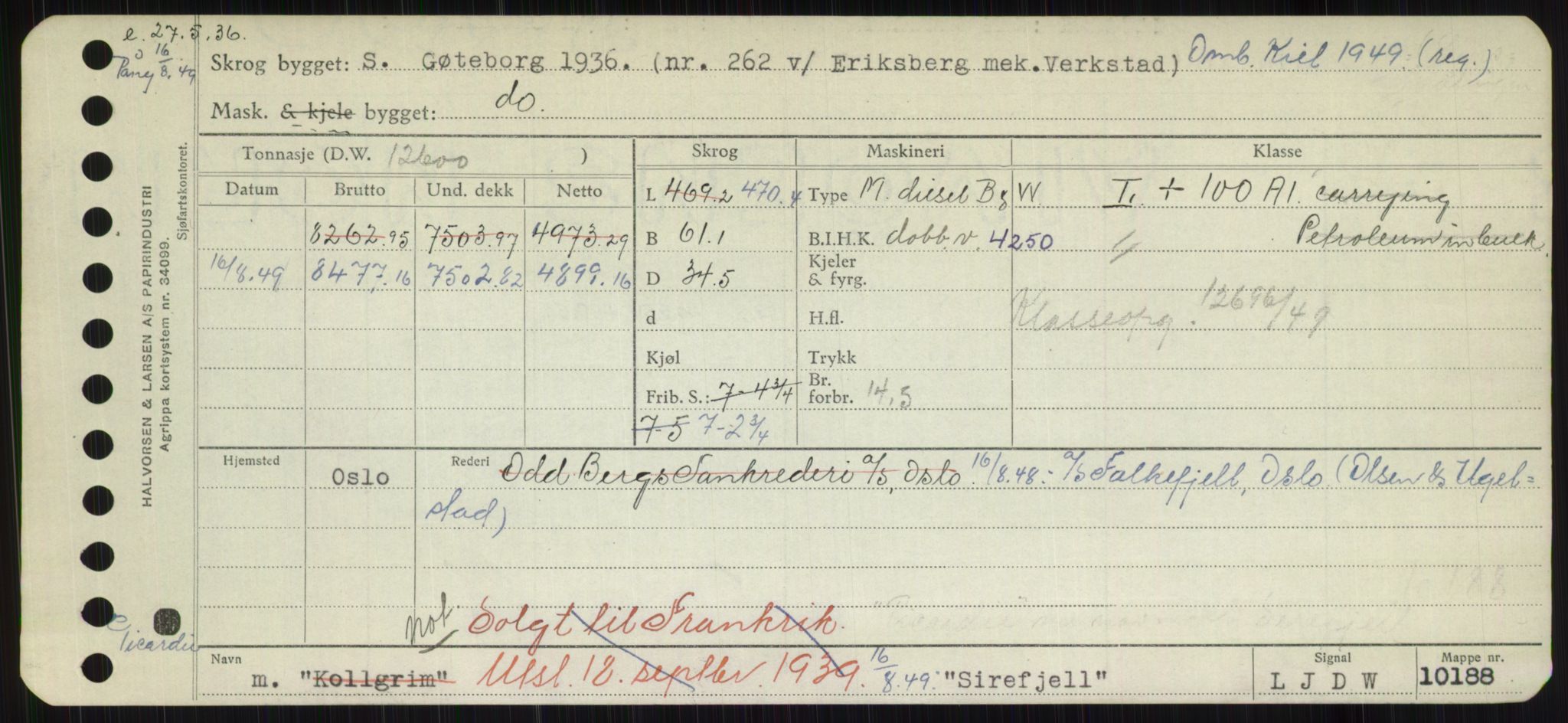 Sjøfartsdirektoratet med forløpere, Skipsmålingen, AV/RA-S-1627/H/Hb/L0004: Fartøy, O-S, s. 337