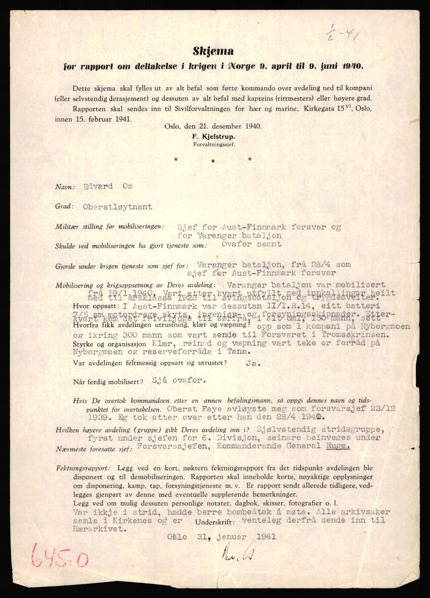 Forsvaret, Forsvarets krigshistoriske avdeling, AV/RA-RAFA-2017/Y/Yb/L0151: II-C-11-645  -  6. Divisjon: avsnittsjefen i Øst-Finnmark, 1940, s. 195