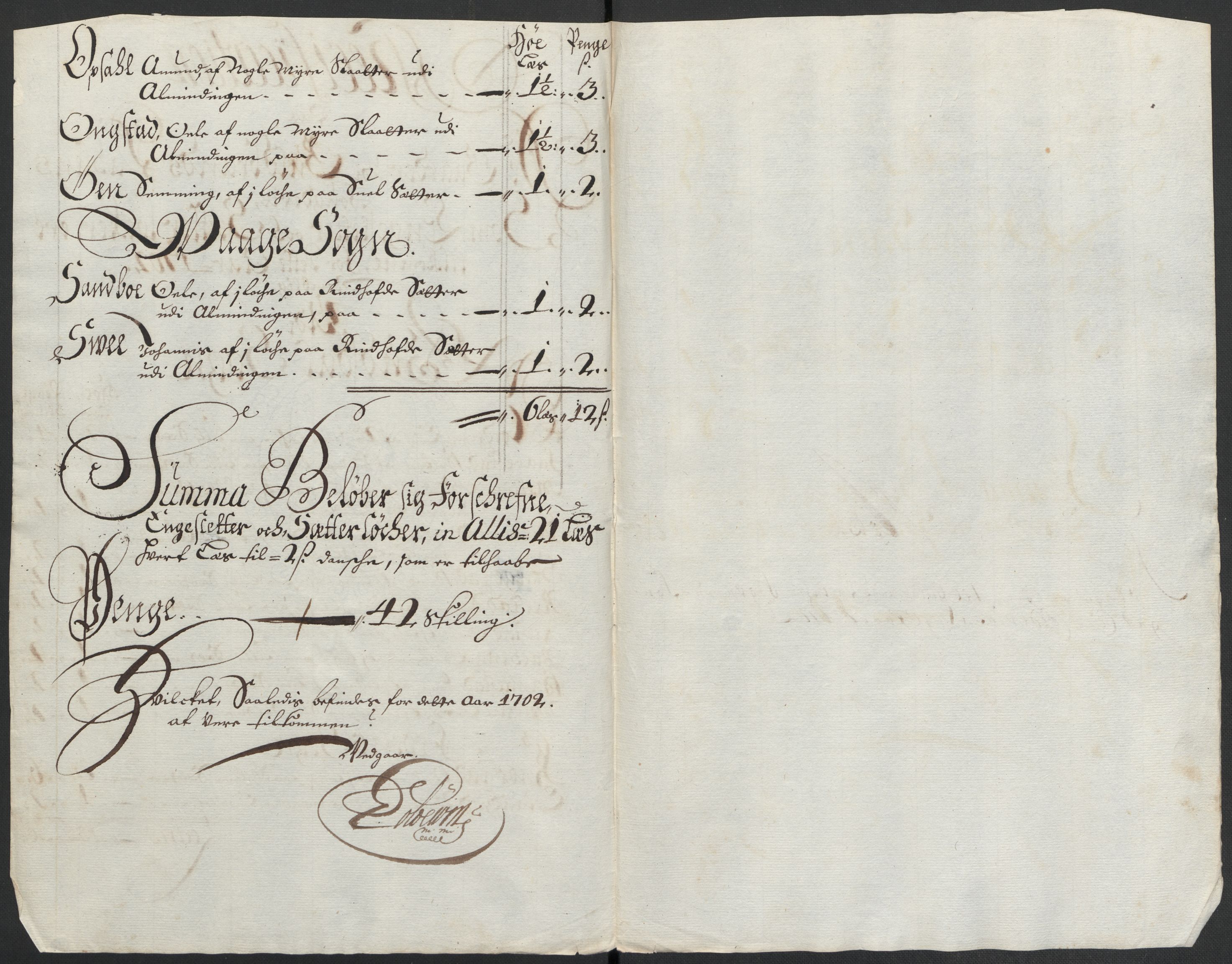 Rentekammeret inntil 1814, Reviderte regnskaper, Fogderegnskap, RA/EA-4092/R17/L1175: Fogderegnskap Gudbrandsdal, 1702, s. 40