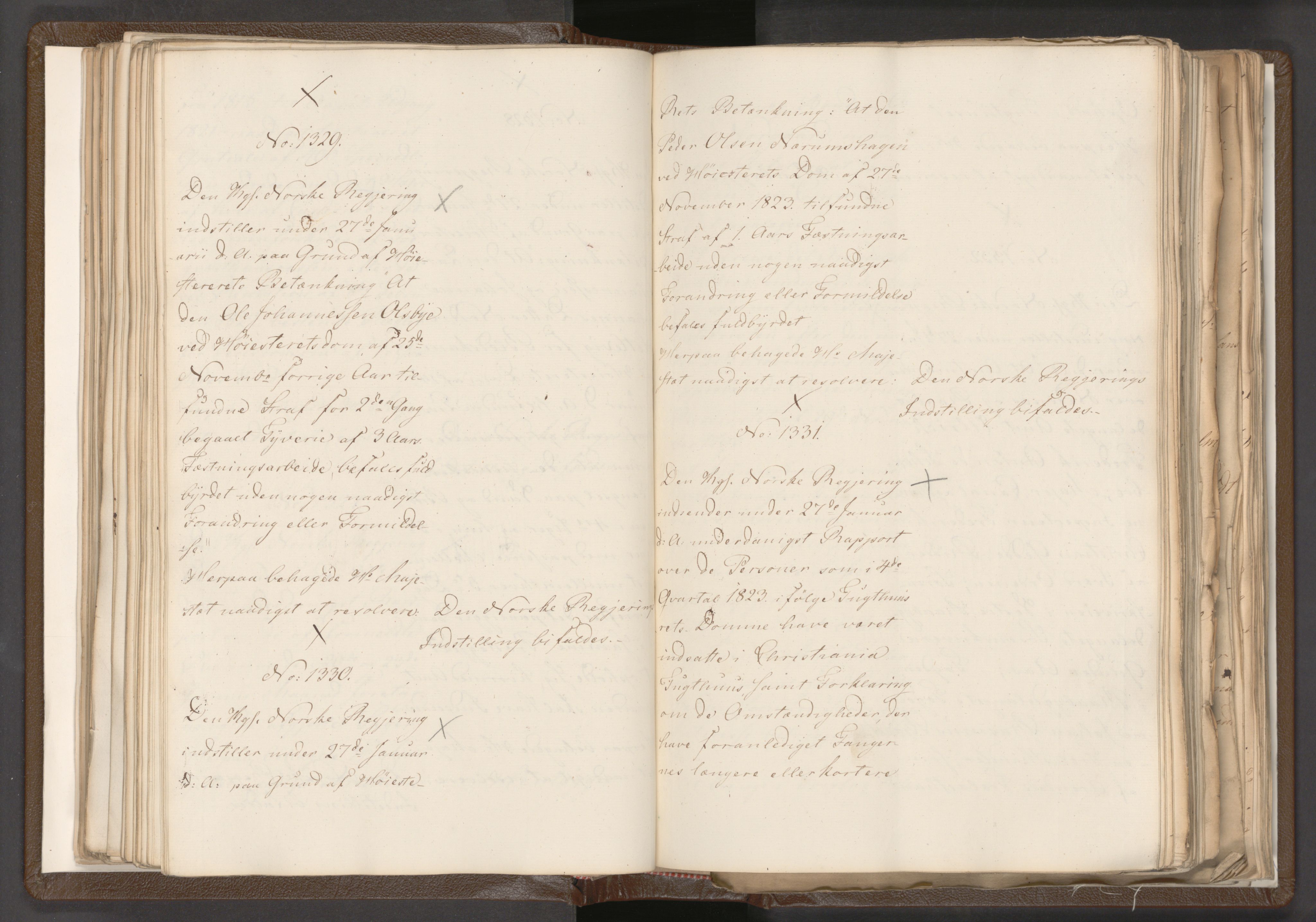 Statsrådssekretariatet, AV/RA-S-1001/A/Ab/L0018: Kgl. res. nr. 1112-1753, 1. halvår, 1824