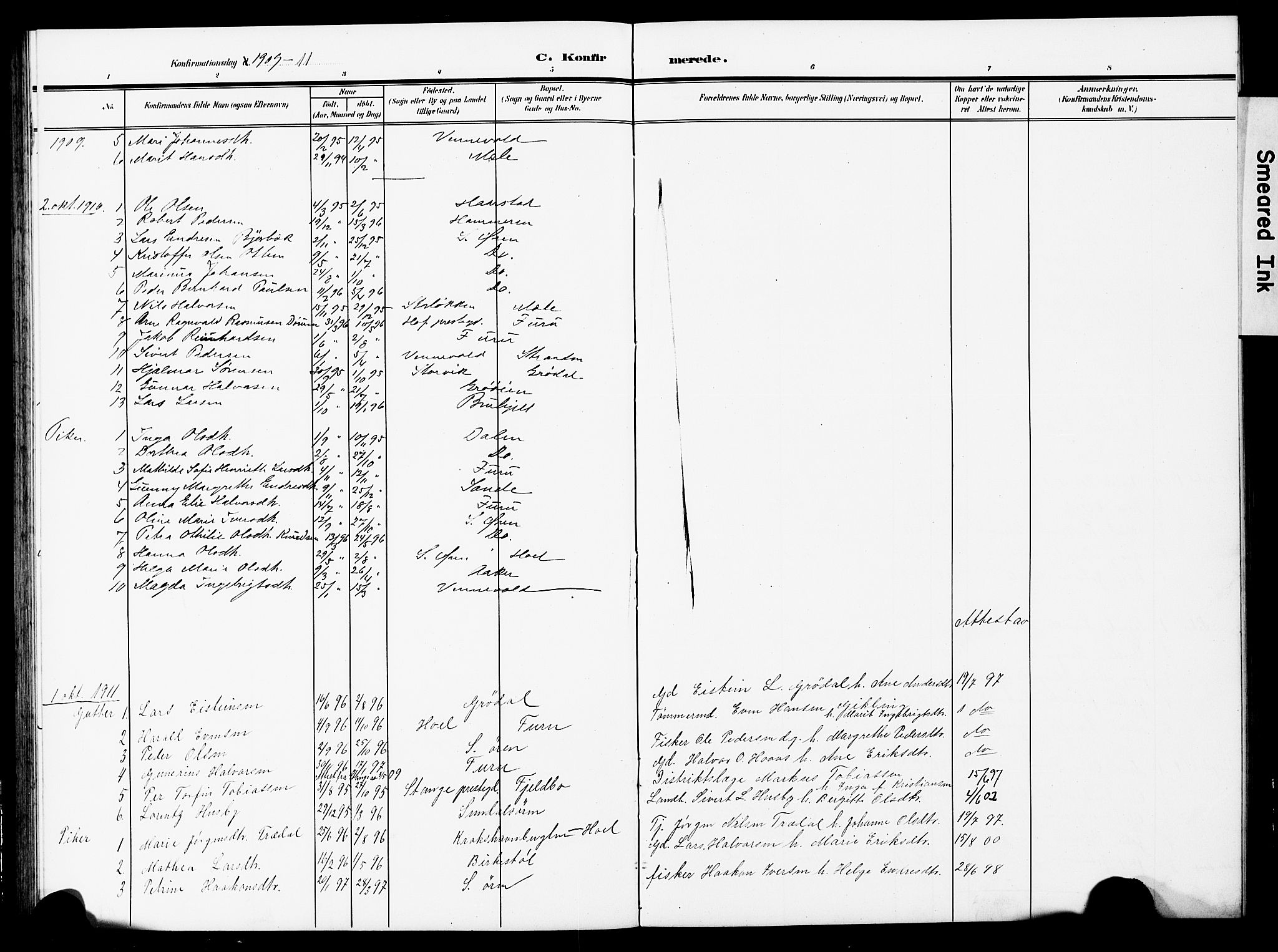 Ministerialprotokoller, klokkerbøker og fødselsregistre - Møre og Romsdal, SAT/A-1454/590/L1017: Klokkerbok nr. 590C02, 1869-1931