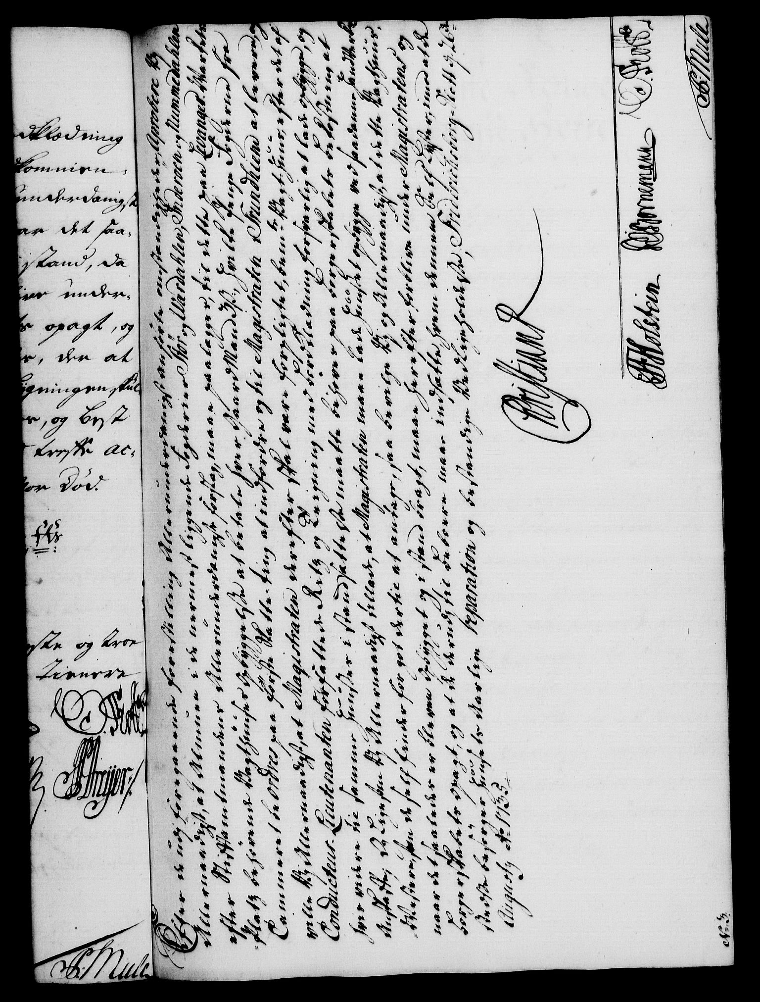 Rentekammeret, Kammerkanselliet, AV/RA-EA-3111/G/Gf/Gfa/L0018: Norsk relasjons- og resolusjonsprotokoll (merket RK 52.18), 1735, s. 477