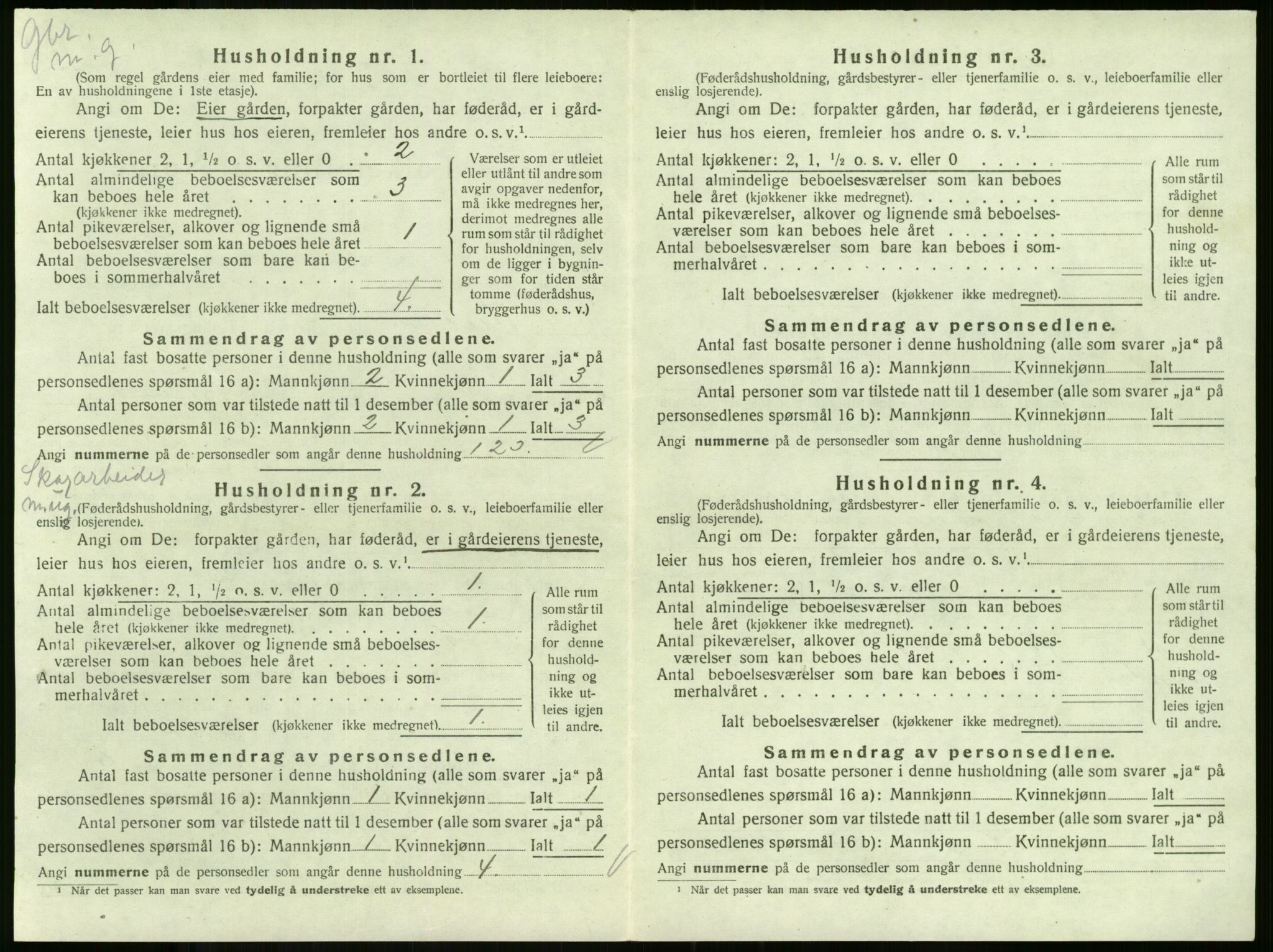 SAKO, Folketelling 1920 for 0719 Andebu herred, 1920, s. 868