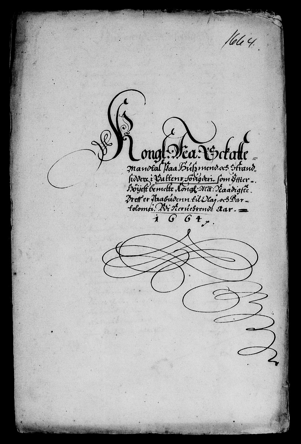 Rentekammeret inntil 1814, Reviderte regnskaper, Lensregnskaper, AV/RA-EA-5023/R/Rb/Rbz/L0040: Nordlandenes len, 1663-1665