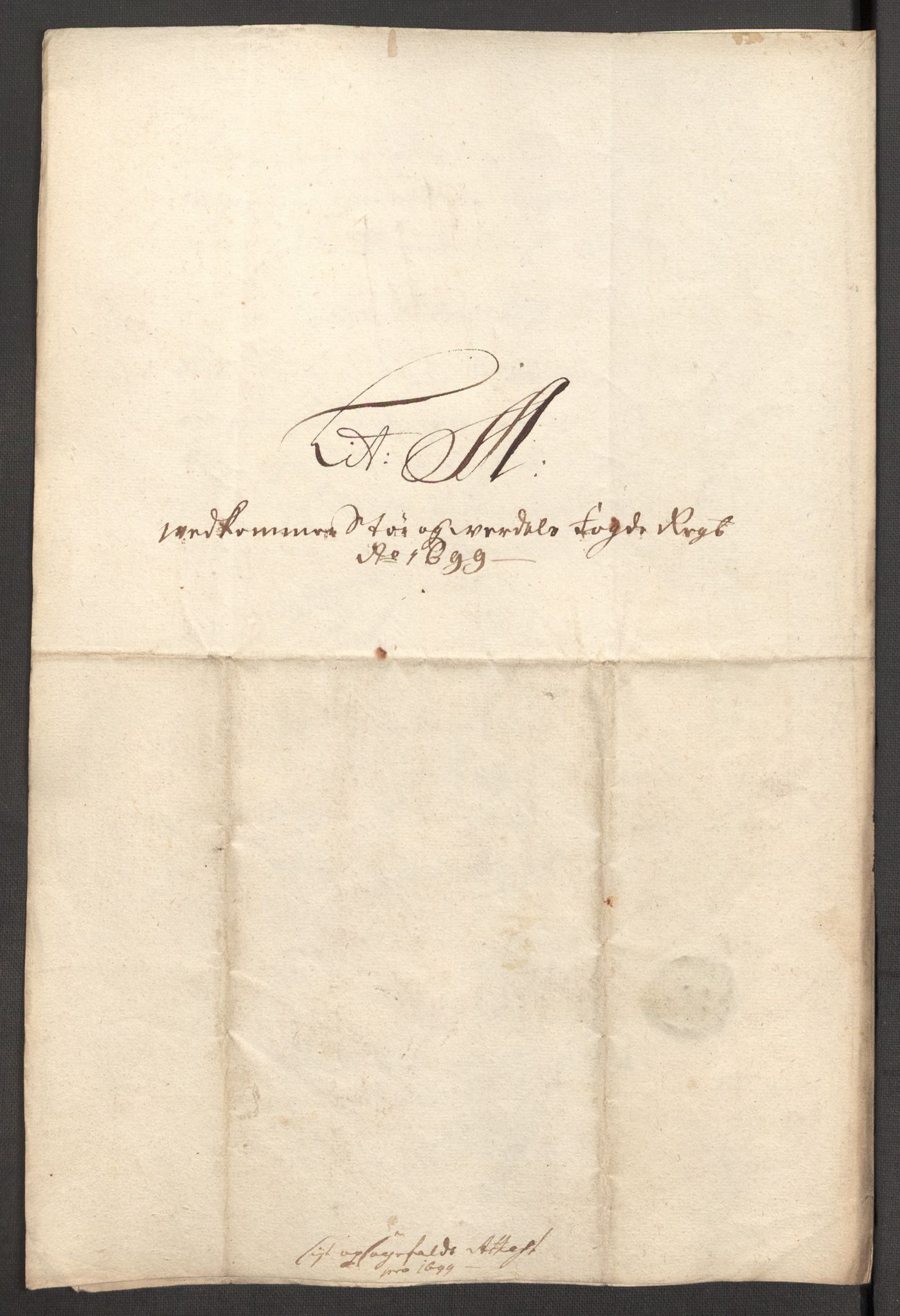 Rentekammeret inntil 1814, Reviderte regnskaper, Fogderegnskap, RA/EA-4092/R62/L4191: Fogderegnskap Stjørdal og Verdal, 1699, s. 224