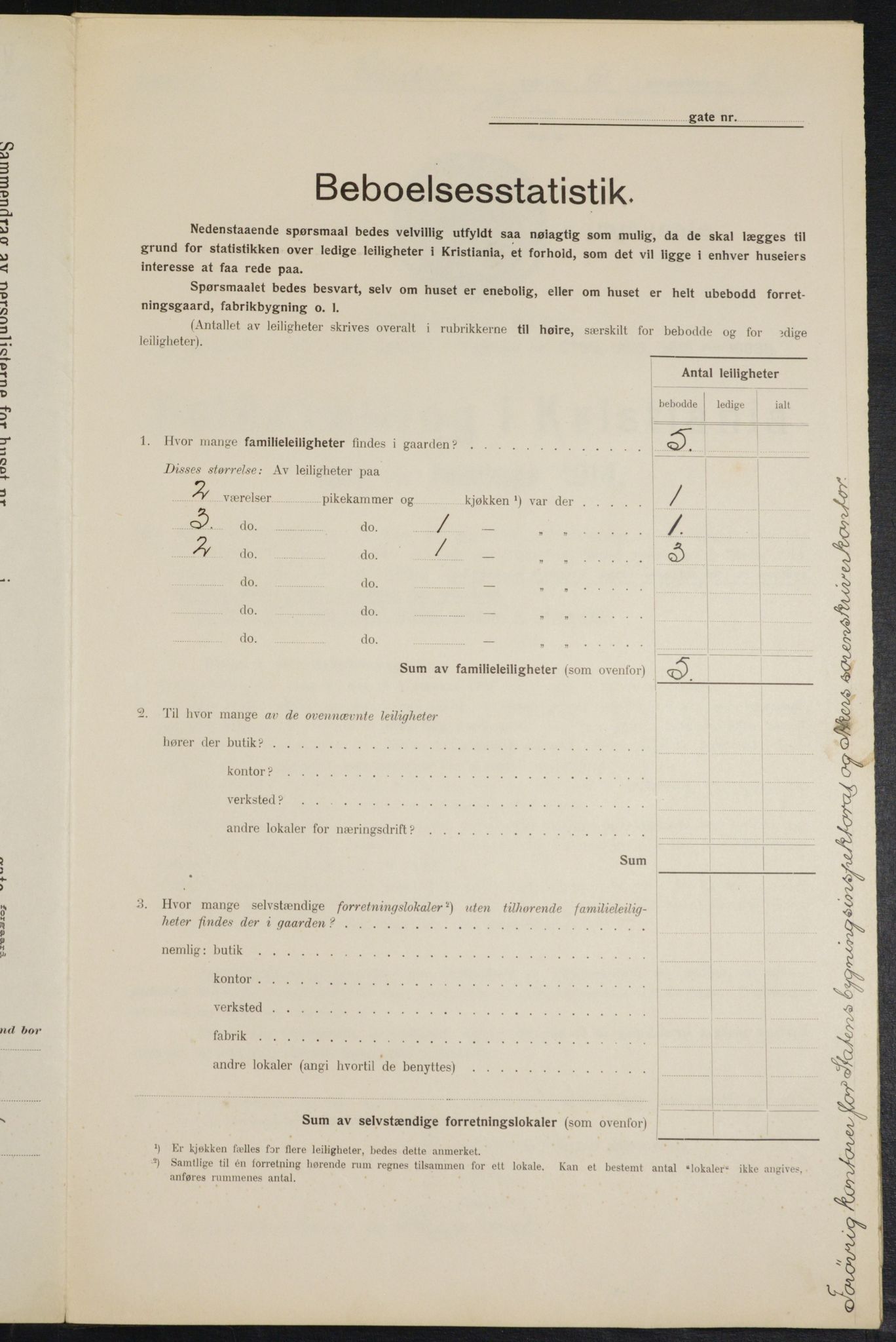 OBA, Kommunal folketelling 1.2.1914 for Kristiania, 1914, s. 30301