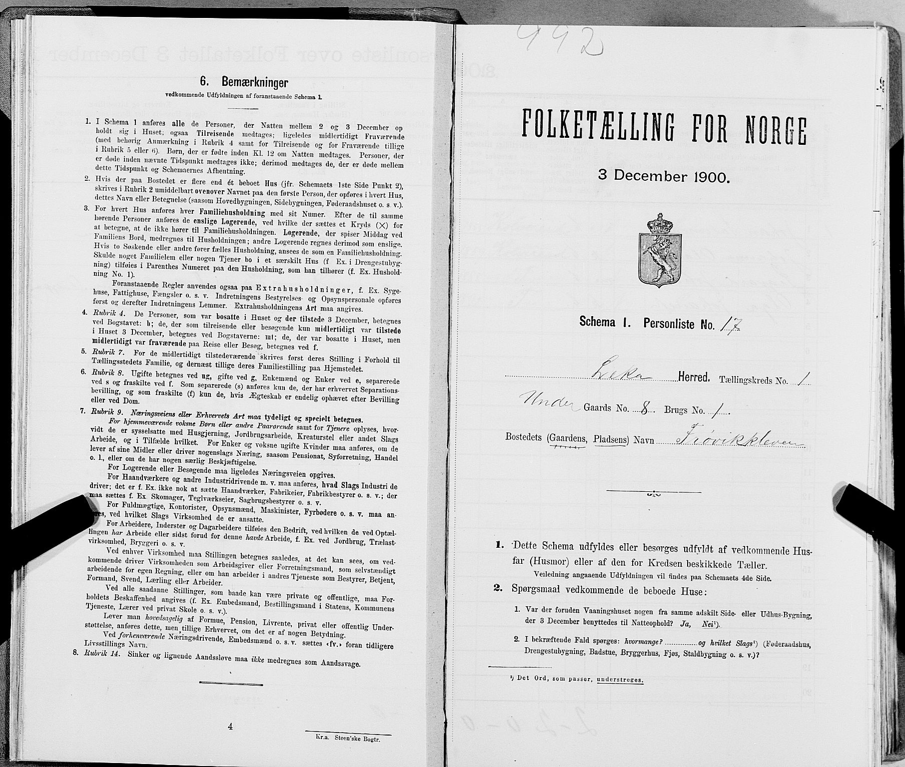 SAT, Folketelling 1900 for 1755 Leka herred, 1900, s. 62