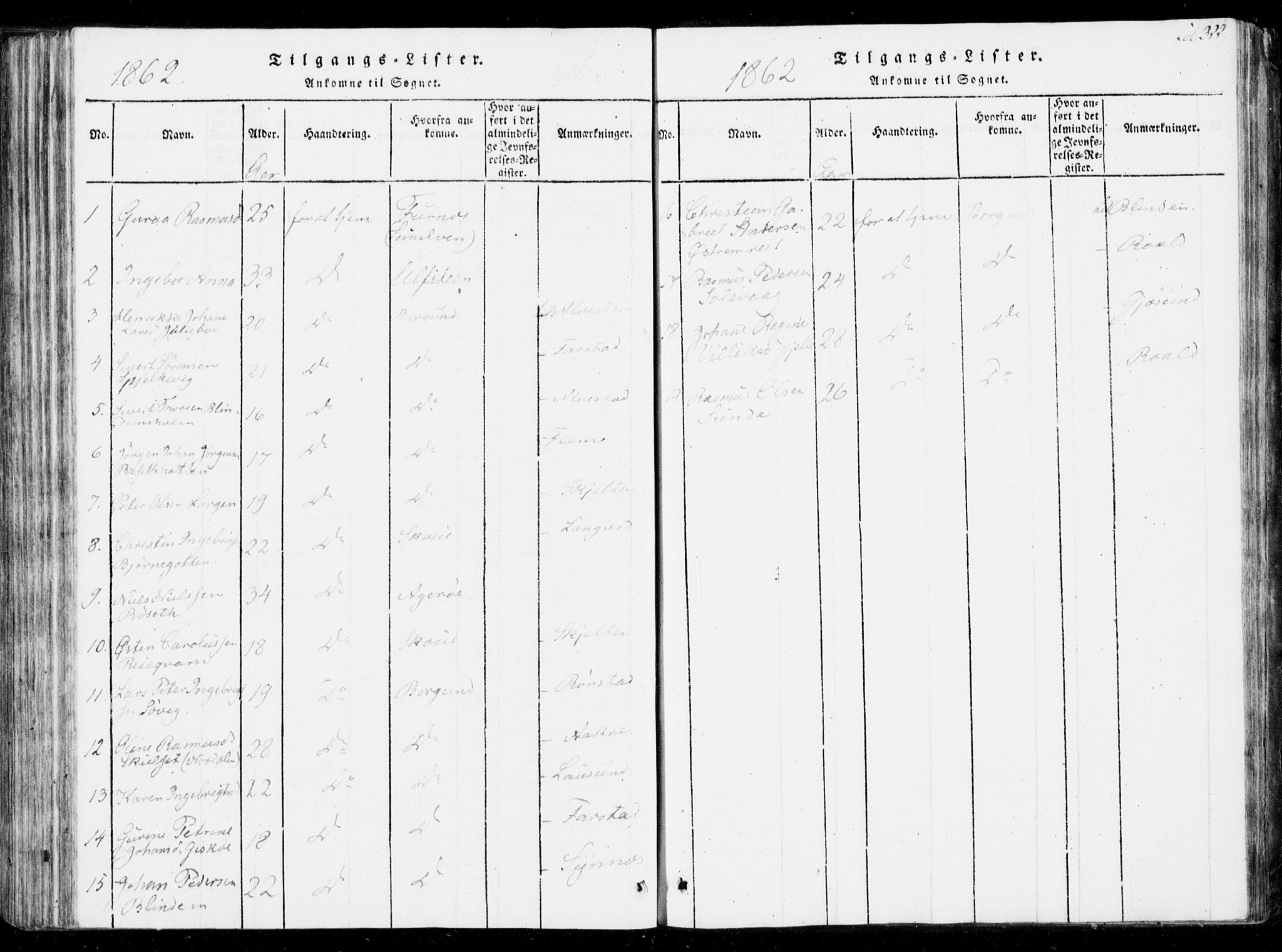 Ministerialprotokoller, klokkerbøker og fødselsregistre - Møre og Romsdal, AV/SAT-A-1454/537/L0517: Ministerialbok nr. 537A01, 1818-1862, s. 322