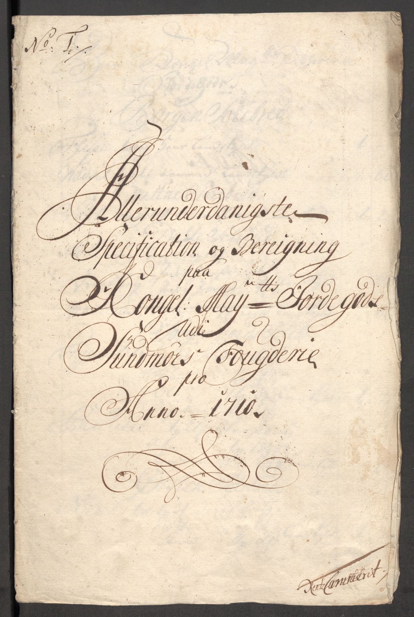 Rentekammeret inntil 1814, Reviderte regnskaper, Fogderegnskap, RA/EA-4092/R54/L3563: Fogderegnskap Sunnmøre, 1710, s. 34