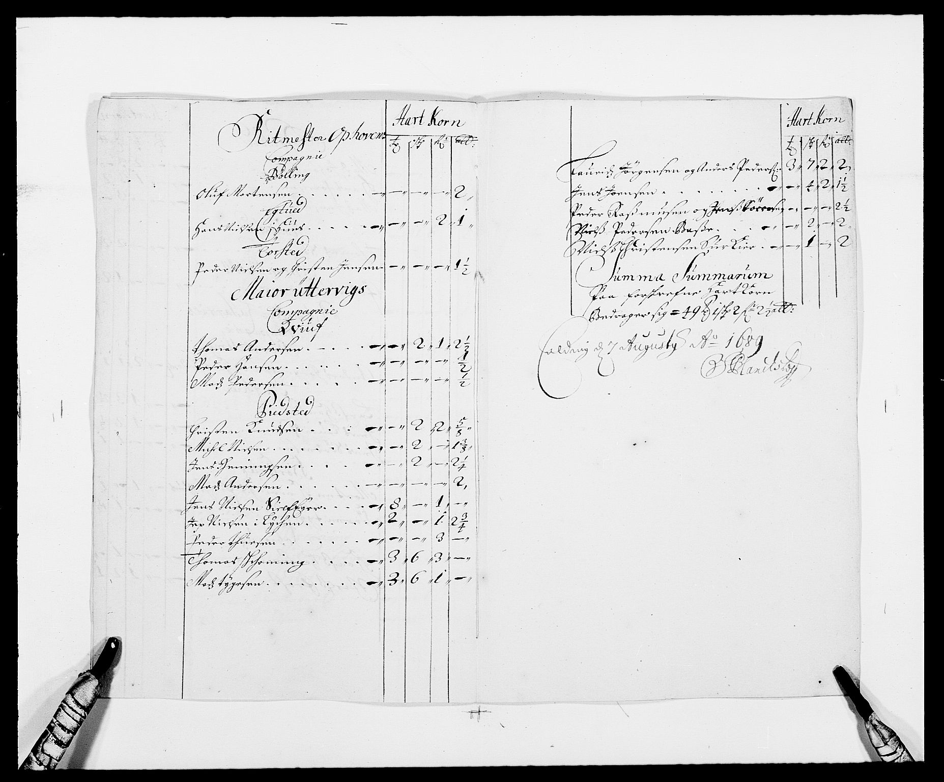 Rentekammeret inntil 1814, Reviderte regnskaper, Fogderegnskap, RA/EA-4092/R32/L1860: Fogderegnskap Jarlsberg grevskap, 1686-1690, s. 223