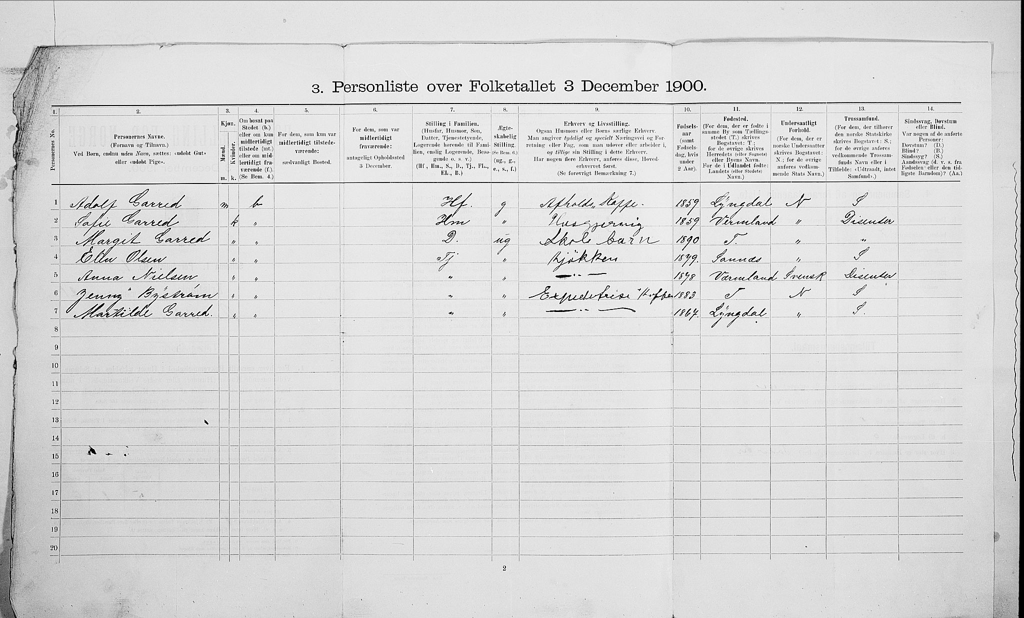 SAO, Folketelling 1900 for 0301 Kristiania kjøpstad, 1900, s. 73475