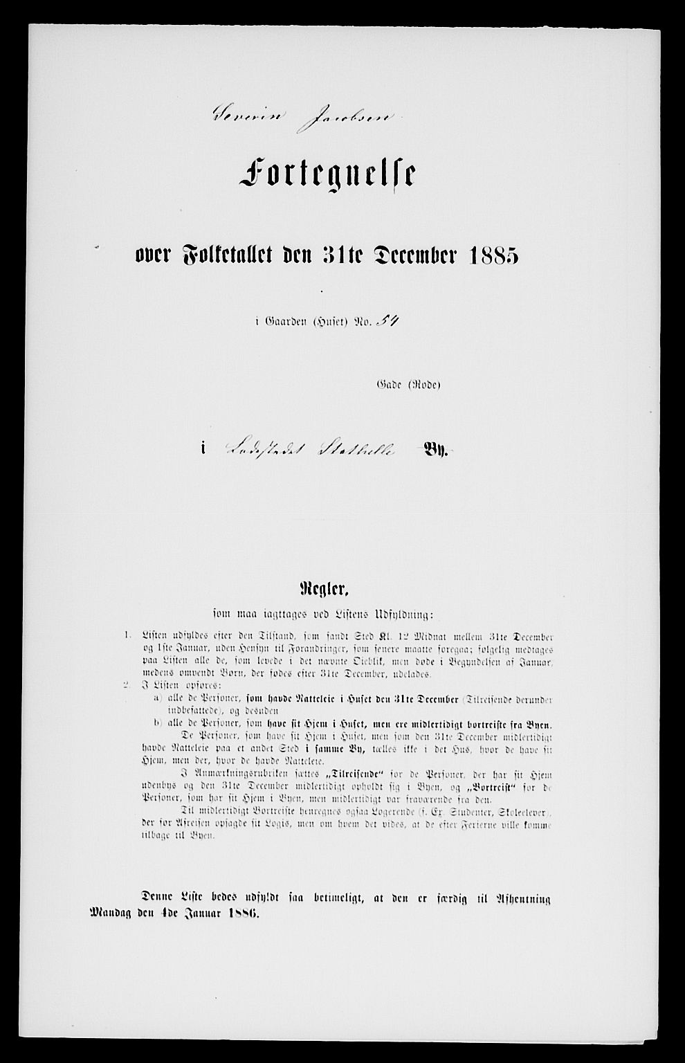 SAKO, Folketelling 1885 for 0803 Stathelle ladested, 1885, s. 105