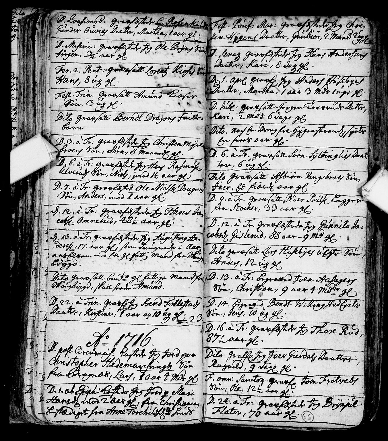 Røyken kirkebøker, SAKO/A-241/F/Fa/L0001: Ministerialbok nr. 1, 1701-1730, s. 66