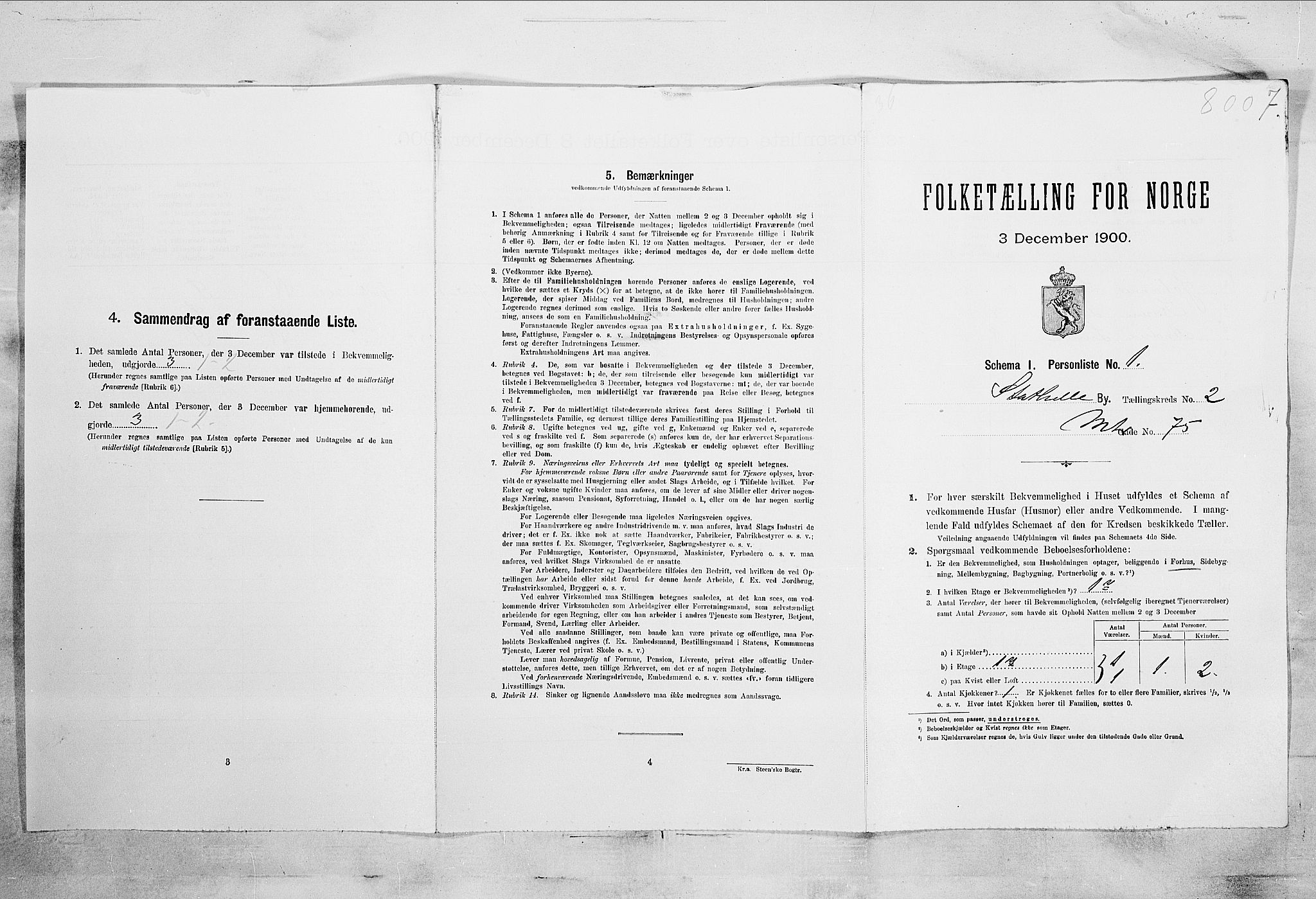 SAKO, Folketelling 1900 for 0803 Stathelle ladested, 1900, s. 348