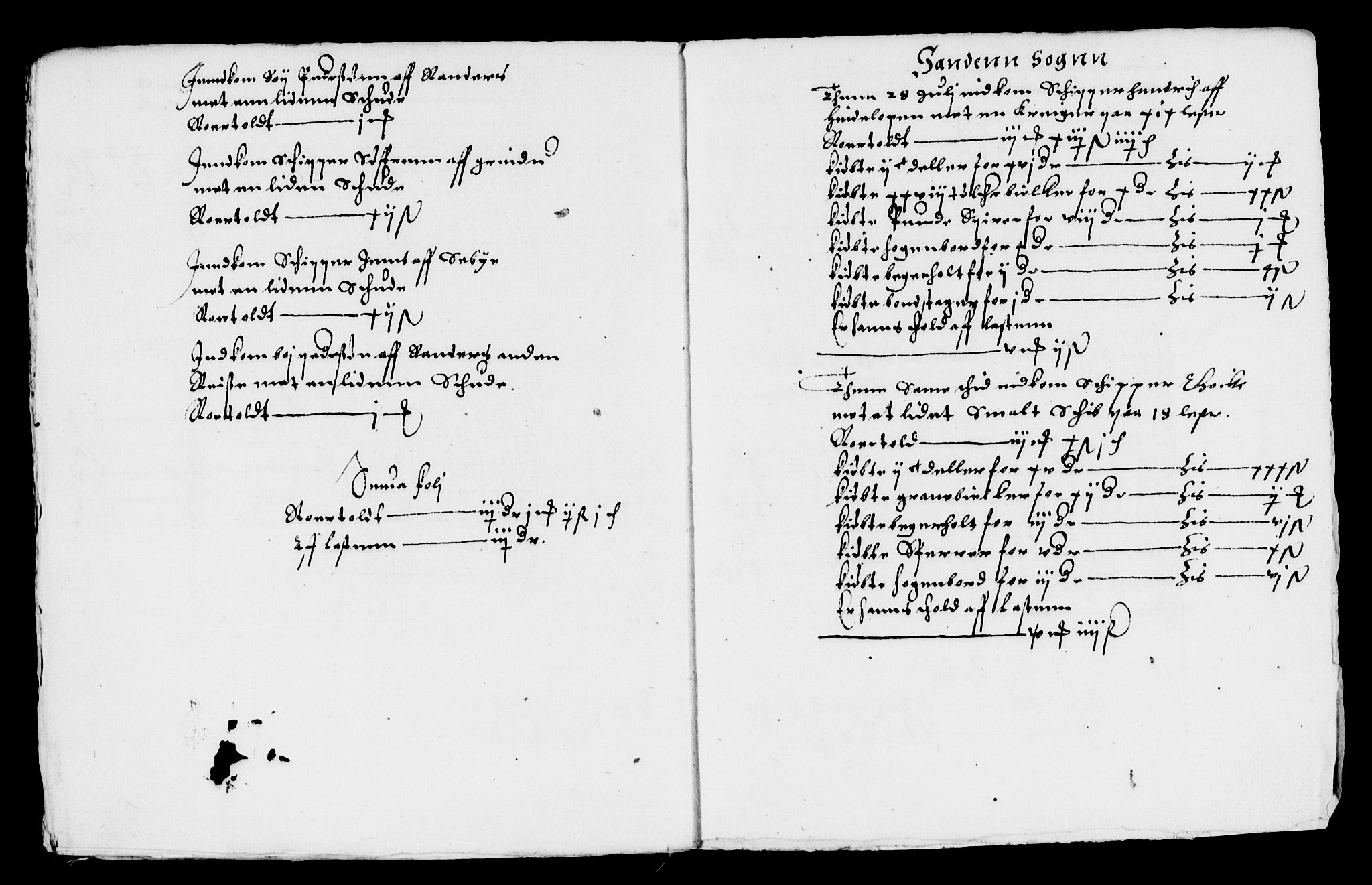 Rentekammeret inntil 1814, Reviderte regnskaper, Lensregnskaper, AV/RA-EA-5023/R/Rb/Rbo/L0001: Tønsberg len, 1584-1612