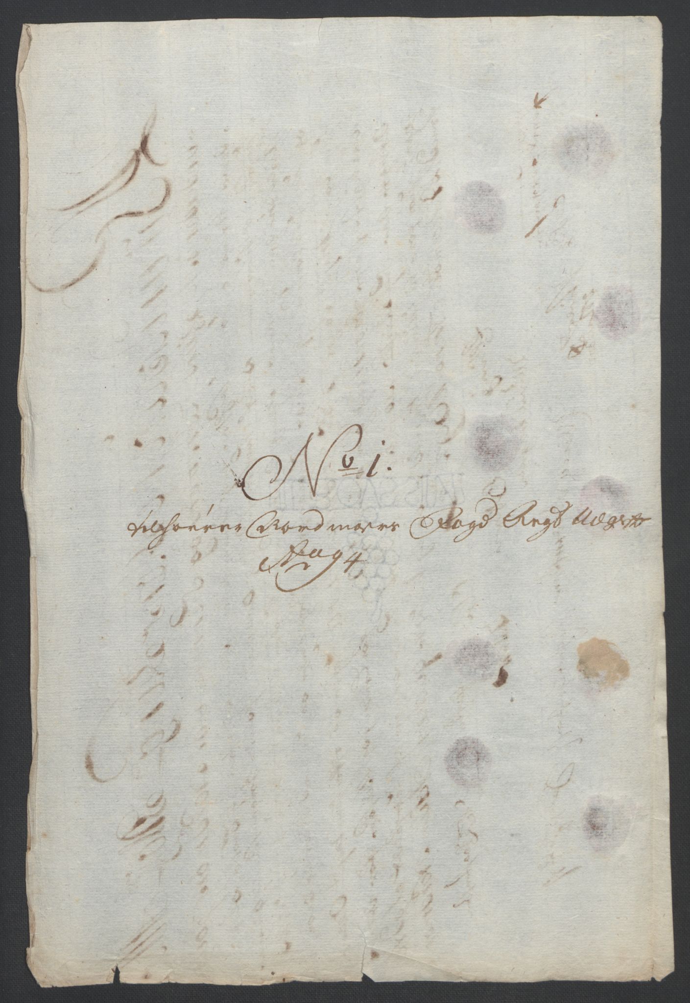 Rentekammeret inntil 1814, Reviderte regnskaper, Fogderegnskap, RA/EA-4092/R56/L3736: Fogderegnskap Nordmøre, 1694-1696, s. 114