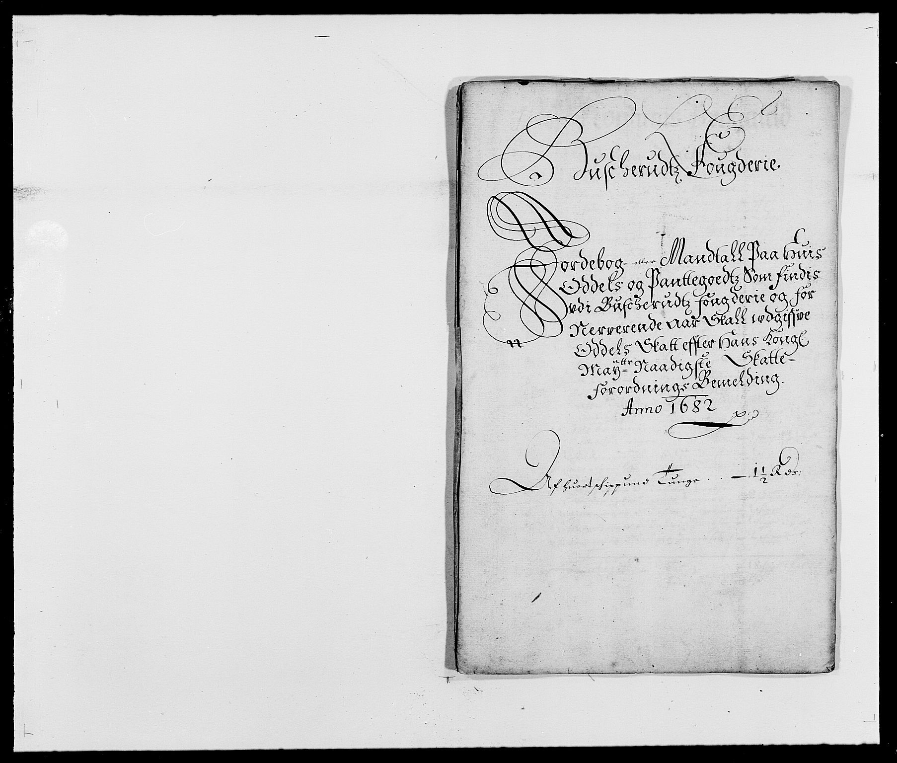 Rentekammeret inntil 1814, Reviderte regnskaper, Fogderegnskap, AV/RA-EA-4092/R25/L1676: Fogderegnskap Buskerud, 1682, s. 85