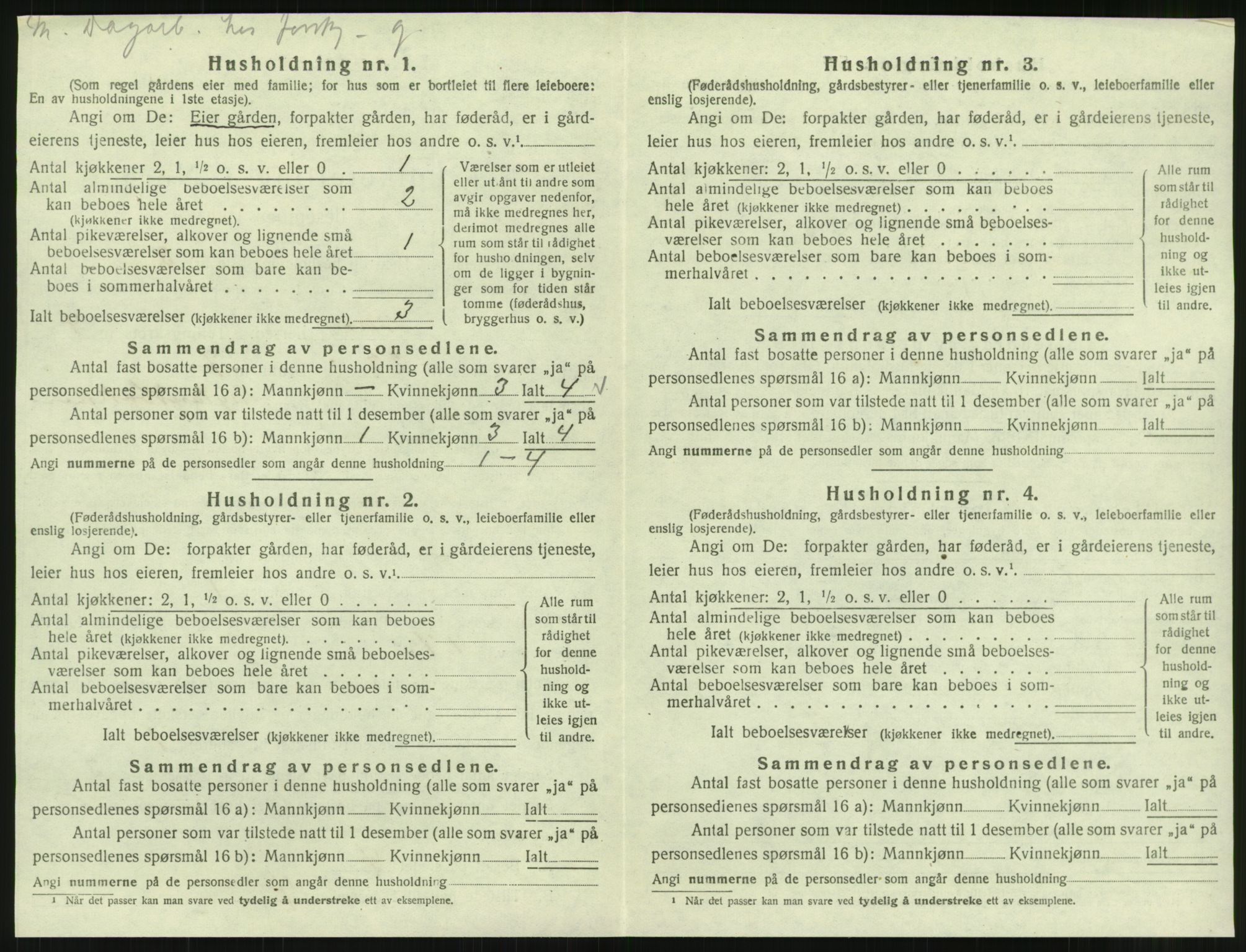 SAT, Folketelling 1920 for 1833 Mo herred, 1920, s. 713