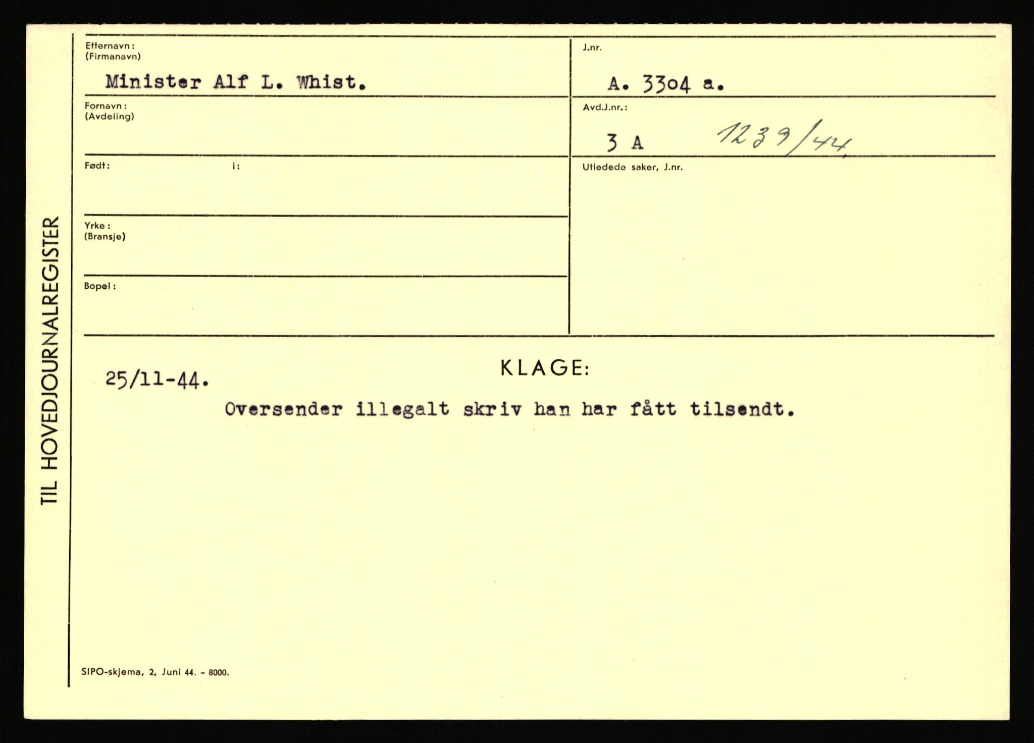 Statspolitiet - Hovedkontoret / Osloavdelingen, AV/RA-S-1329/C/Ca/L0016: Uberg - Øystese, 1943-1945, s. 2425