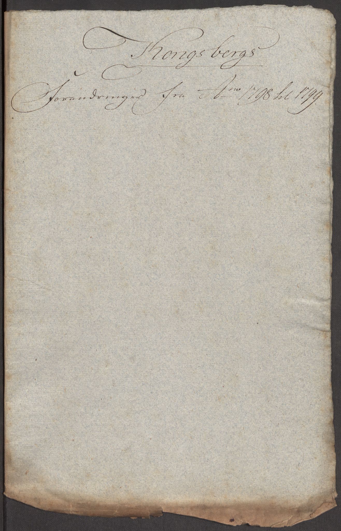 Kommersekollegiet, Brannforsikringskontoret 1767-1814, RA/EA-5458/F/Fa/L0030/0002: Kongsberg / Dokumenter, 1797-1807