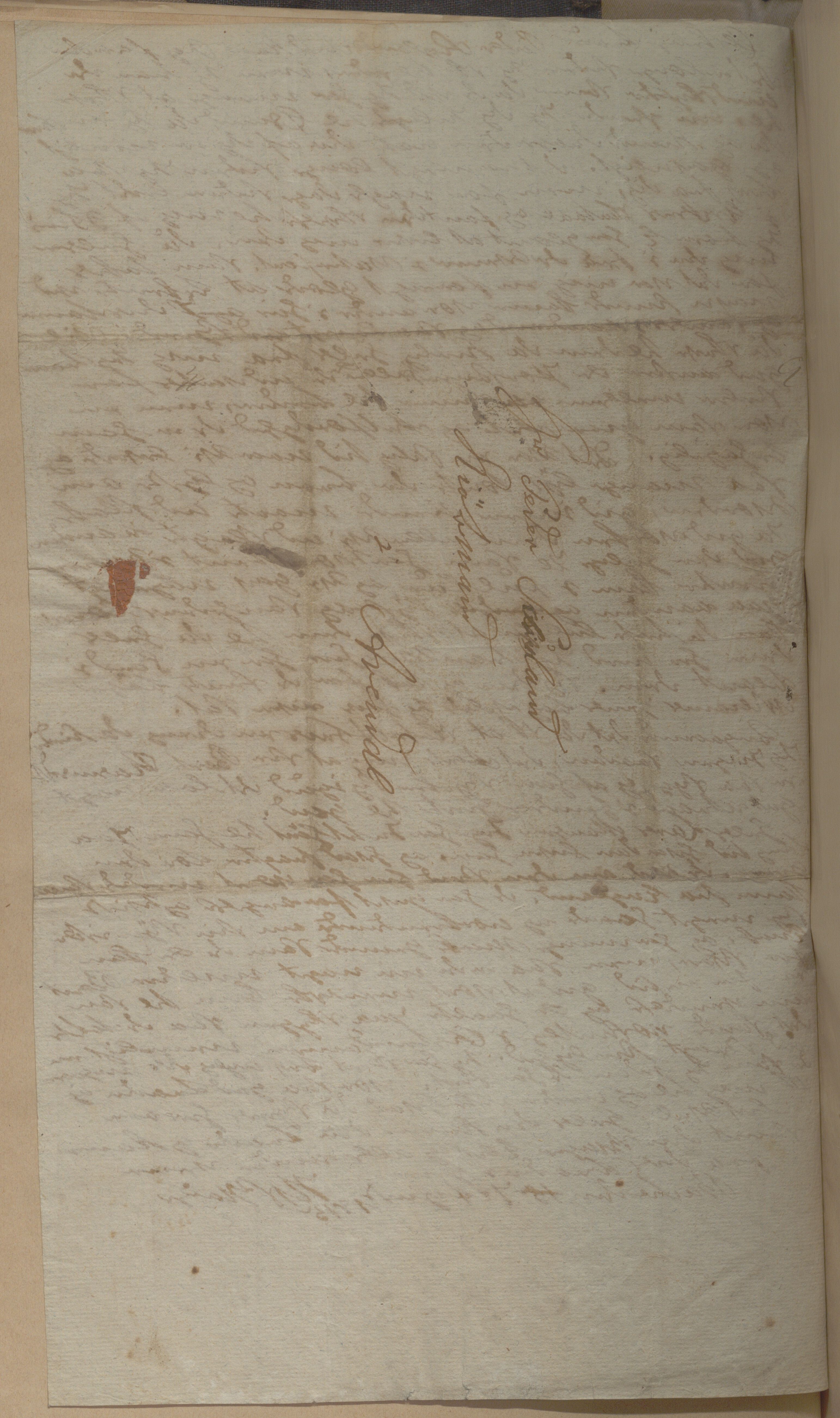 Heggtveitsamlingen, TMF/A-1007/H/L0050: Innbundne brev, Ms A, med innlagt registratur. , 1800-1850