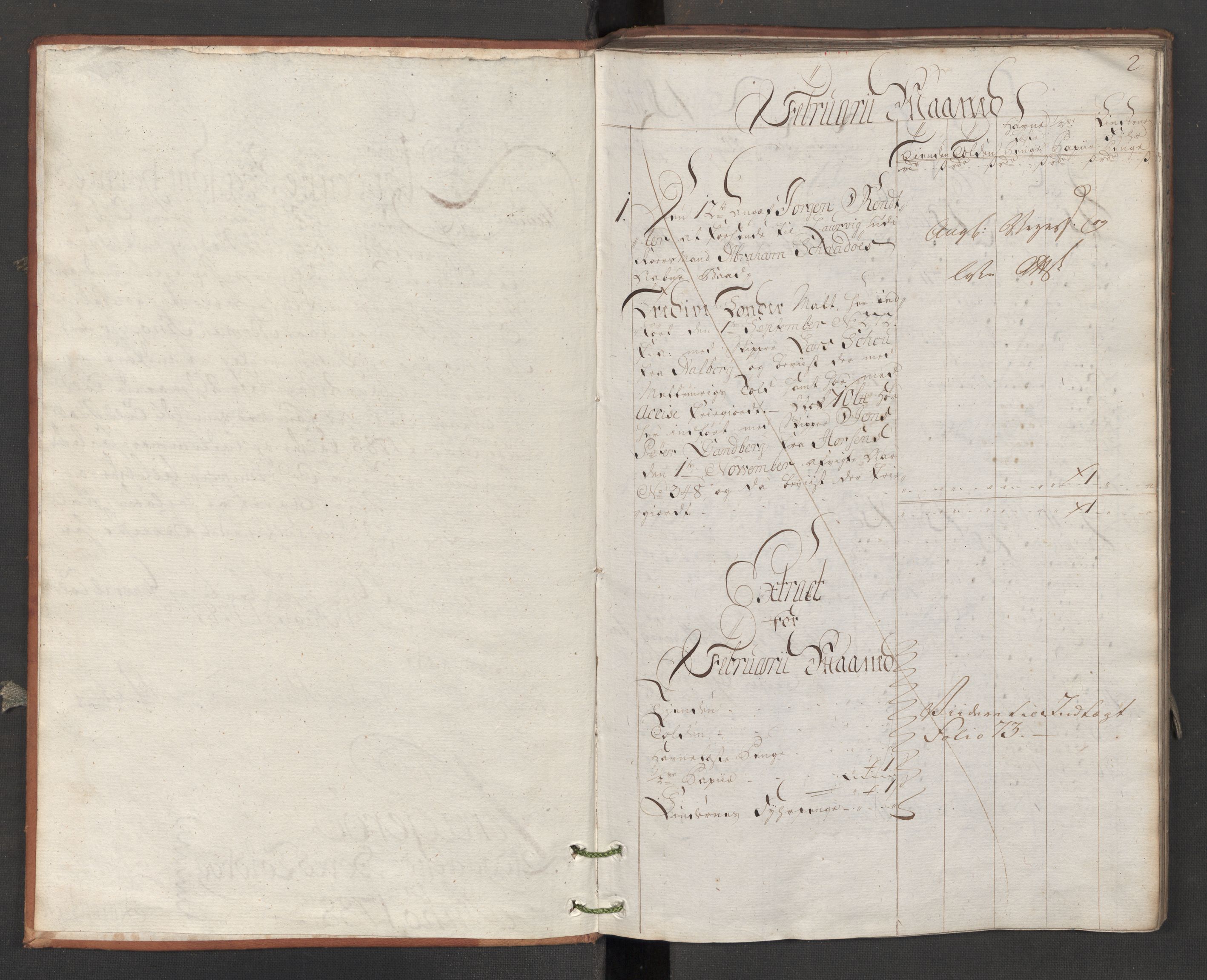 Generaltollkammeret, tollregnskaper, AV/RA-EA-5490/R13/L0080/0001: Tollregnskaper Kragerø / Utgående hovedtollbok, 1788