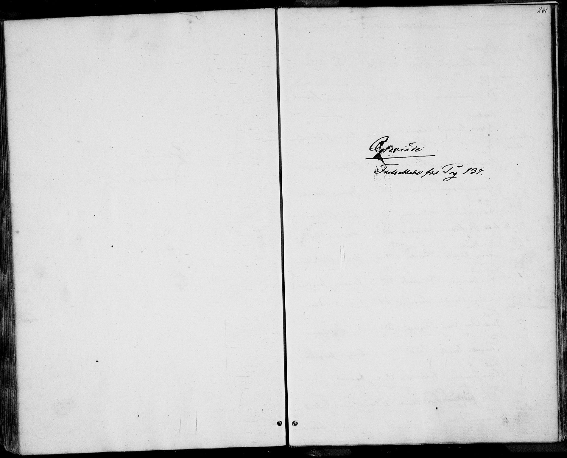 Nedstrand sokneprestkontor, SAST/A-101841/01/IV: Ministerialbok nr. A 8, 1839-1860, s. 261