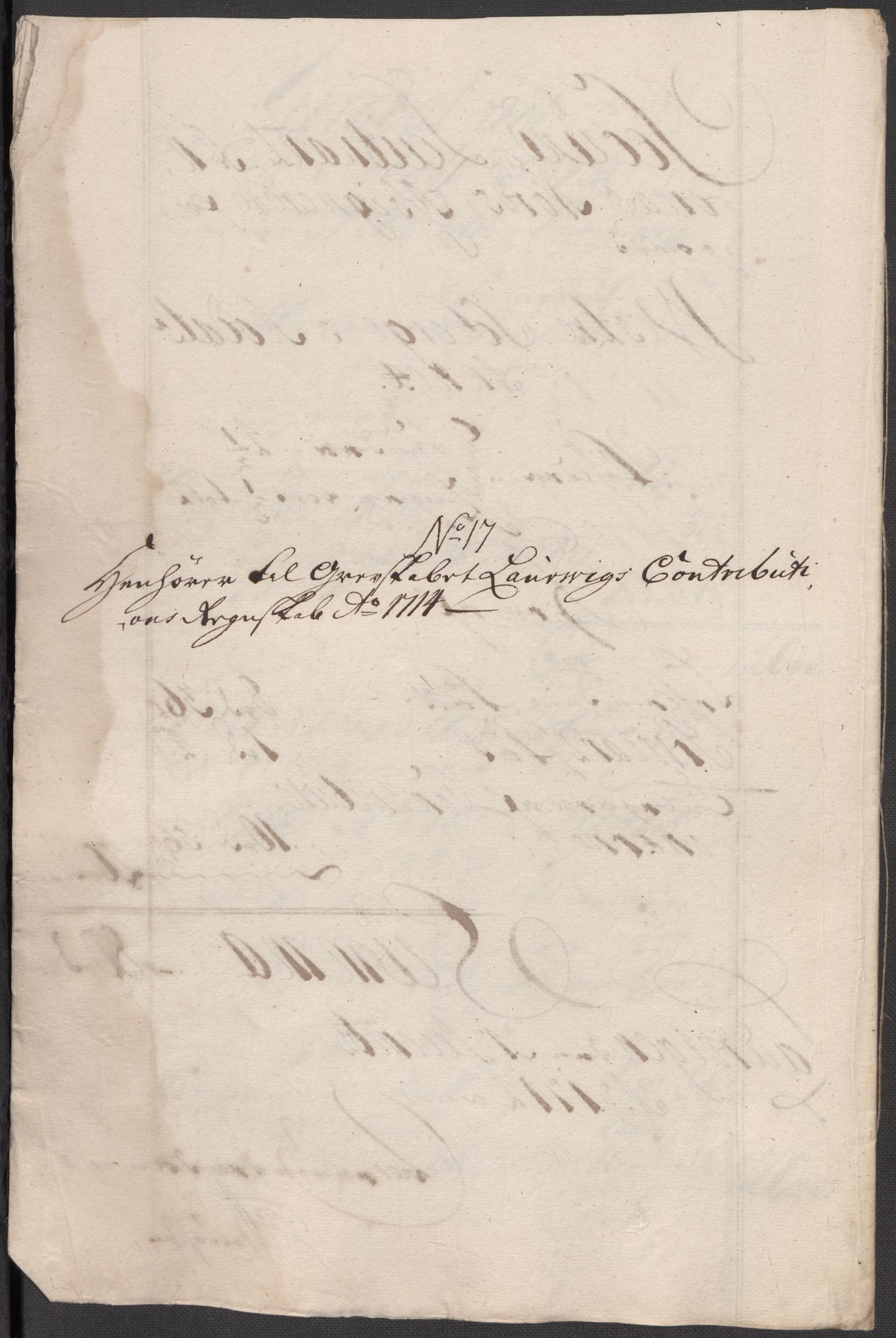 Rentekammeret inntil 1814, Reviderte regnskaper, Fogderegnskap, RA/EA-4092/R33/L1986: Fogderegnskap Larvik grevskap, 1714-1715, s. 199