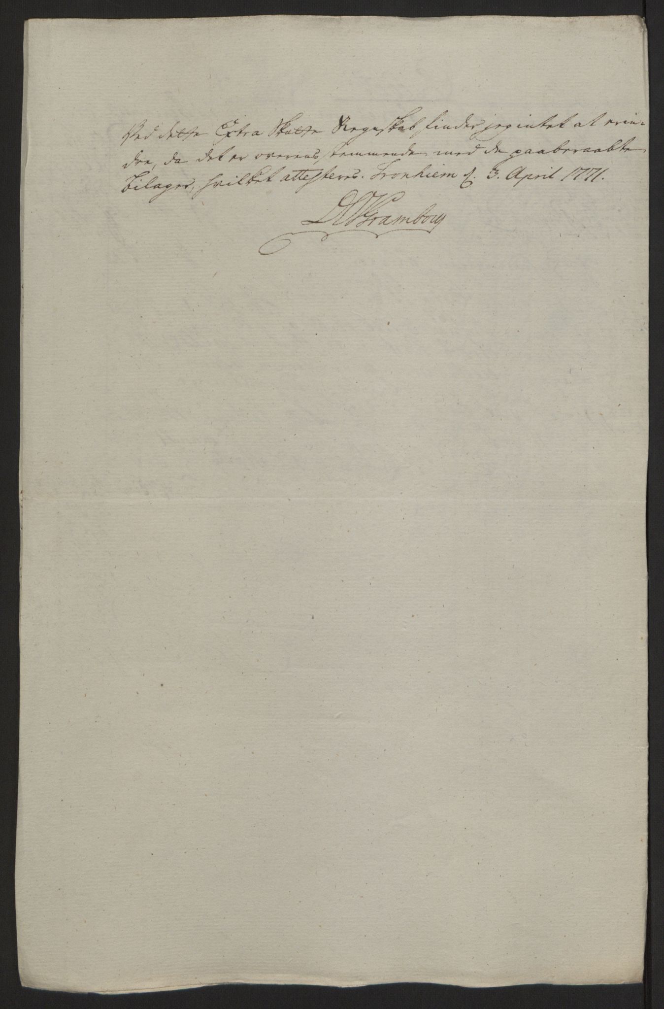 Rentekammeret inntil 1814, Reviderte regnskaper, Fogderegnskap, RA/EA-4092/R64/L4502: Ekstraskatten Namdal, 1762-1772, s. 352