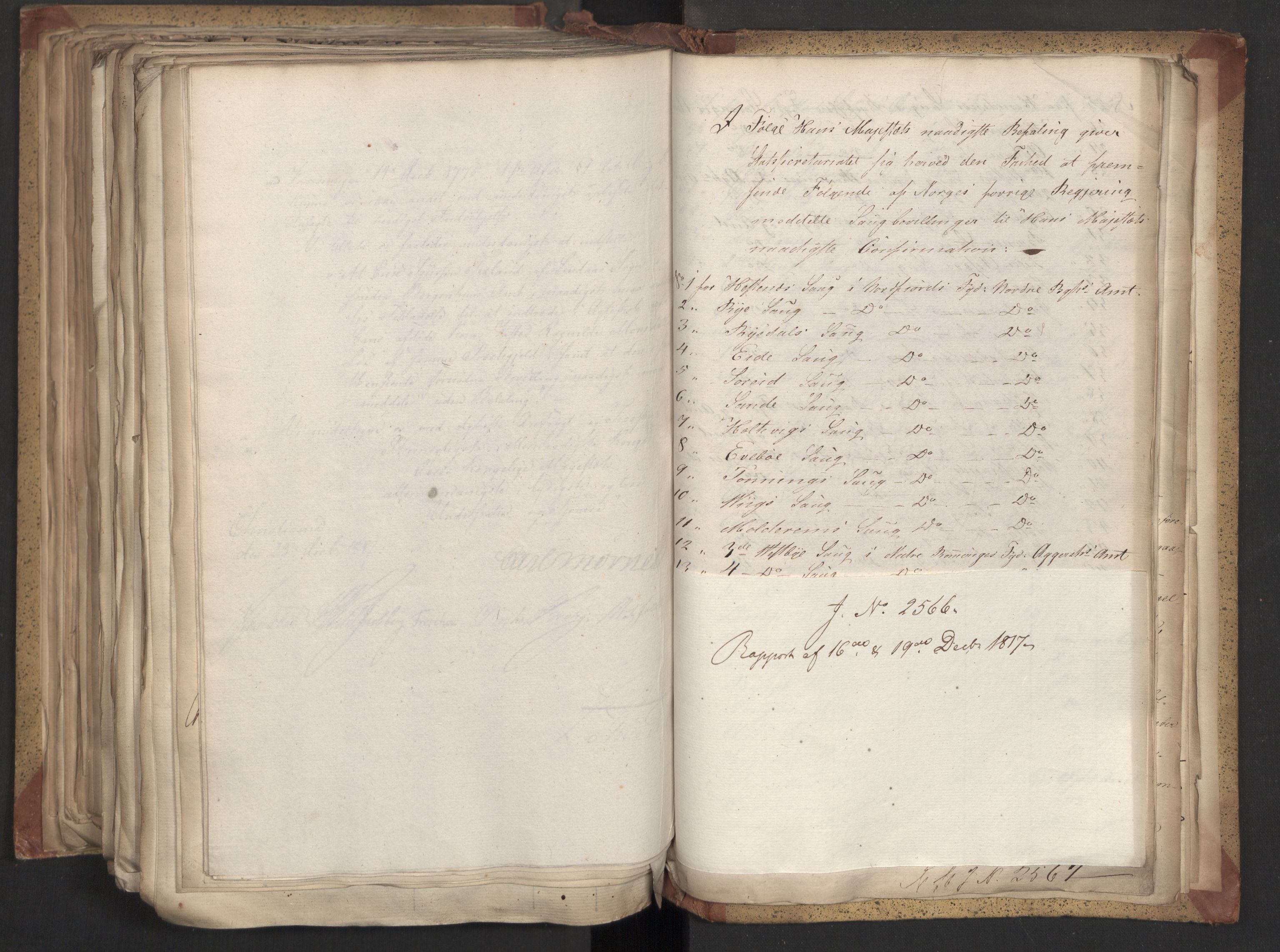 Statsrådsavdelingen i Stockholm, AV/RA-S-1003/D/Da/L0011: Regjeringsinnstillinger nr. 2393-2586, 1817, s. 427