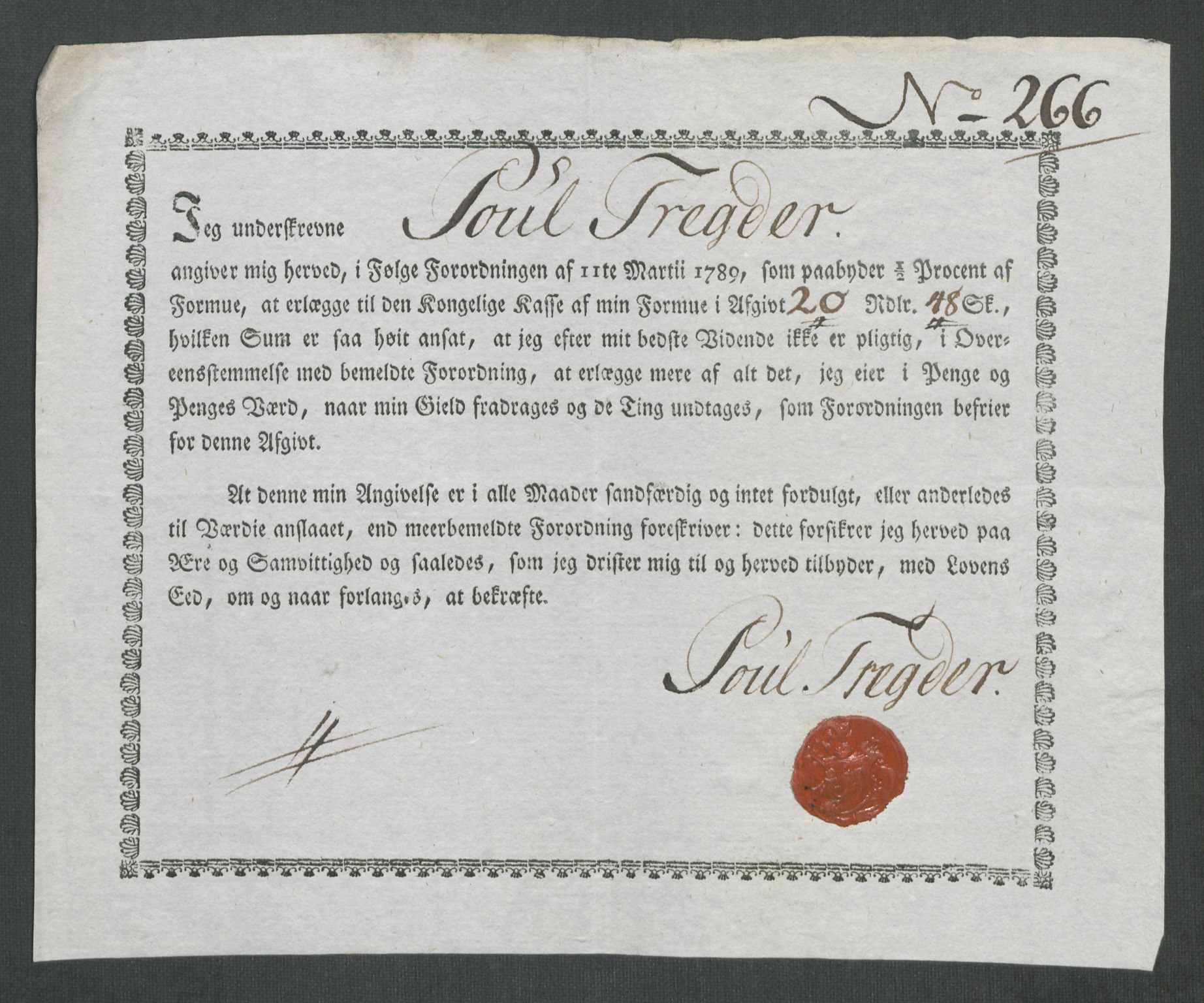 Rentekammeret inntil 1814, Reviderte regnskaper, Mindre regnskaper, AV/RA-EA-4068/Rf/Rfe/L0019: Jæren og Dalane fogderi, Kongsberg, 1789, s. 385