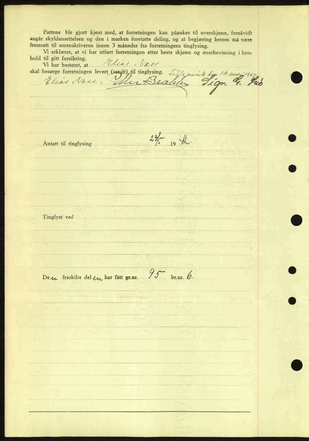 Idd og Marker sorenskriveri, AV/SAO-A-10283/G/Gb/Gbb/L0005: Pantebok nr. A5, 1941-1943, Dagboknr: 637/1942