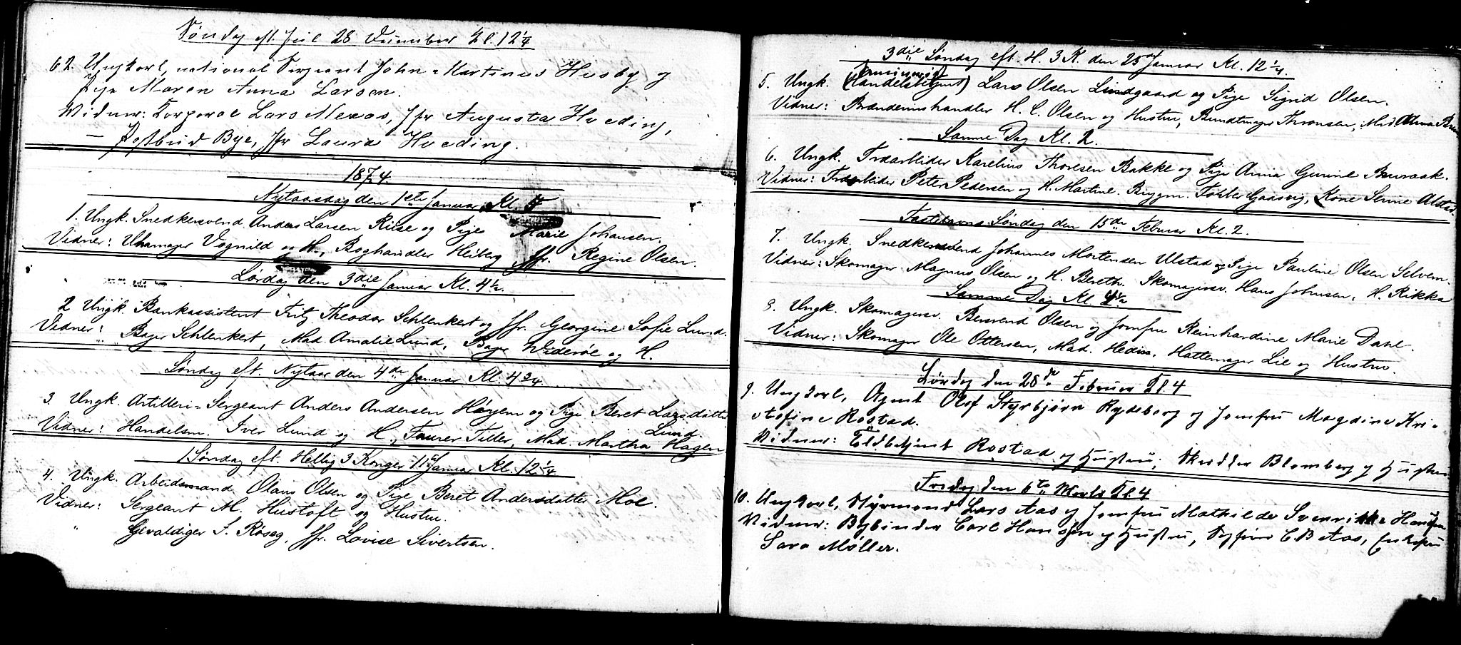 Ministerialprotokoller, klokkerbøker og fødselsregistre - Sør-Trøndelag, AV/SAT-A-1456/601/L0089: Klokkerbok nr. 601C07, 1854-1877