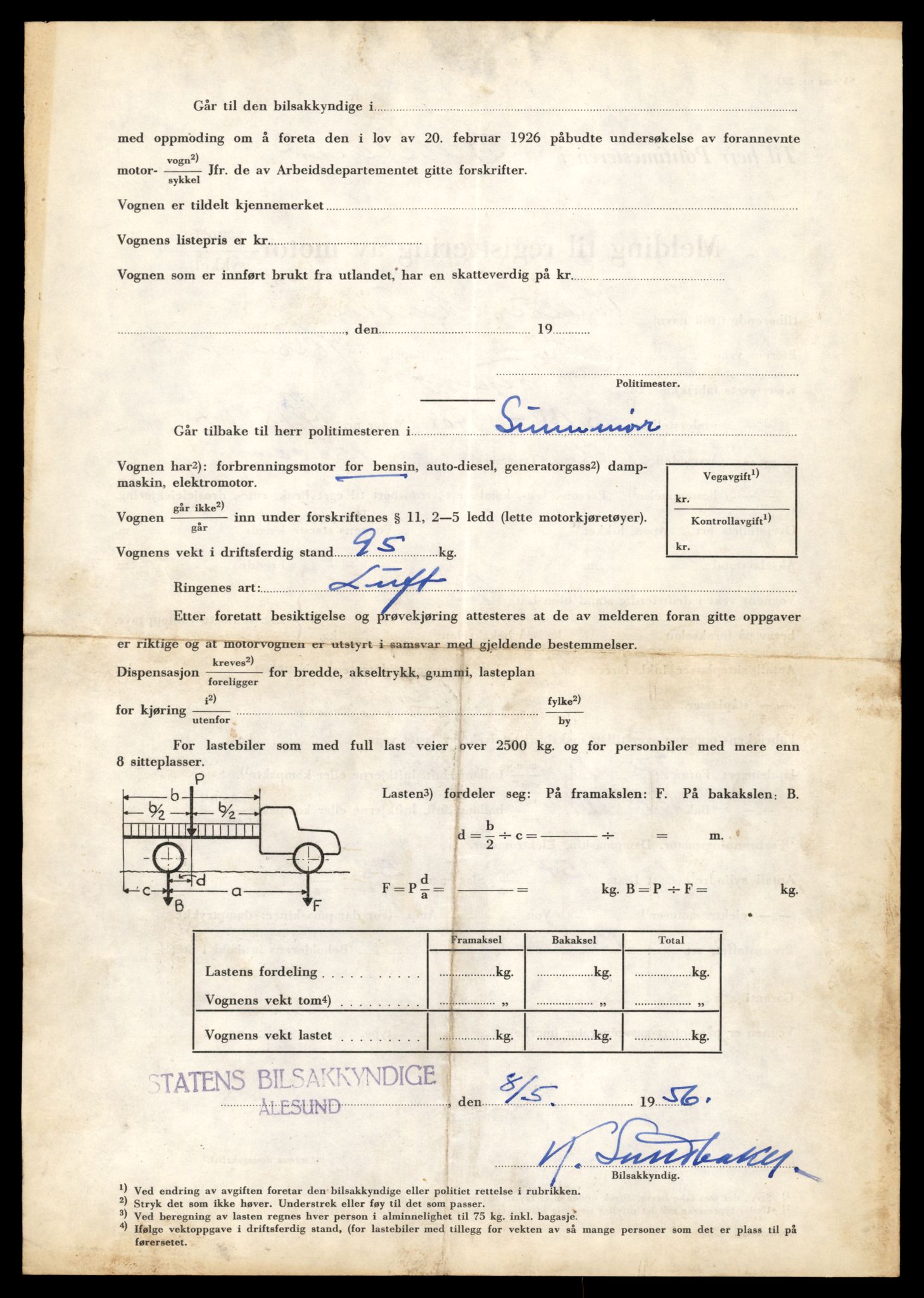Møre og Romsdal vegkontor - Ålesund trafikkstasjon, AV/SAT-A-4099/F/Fe/L0039: Registreringskort for kjøretøy T 13361 - T 13530, 1927-1998, s. 2045