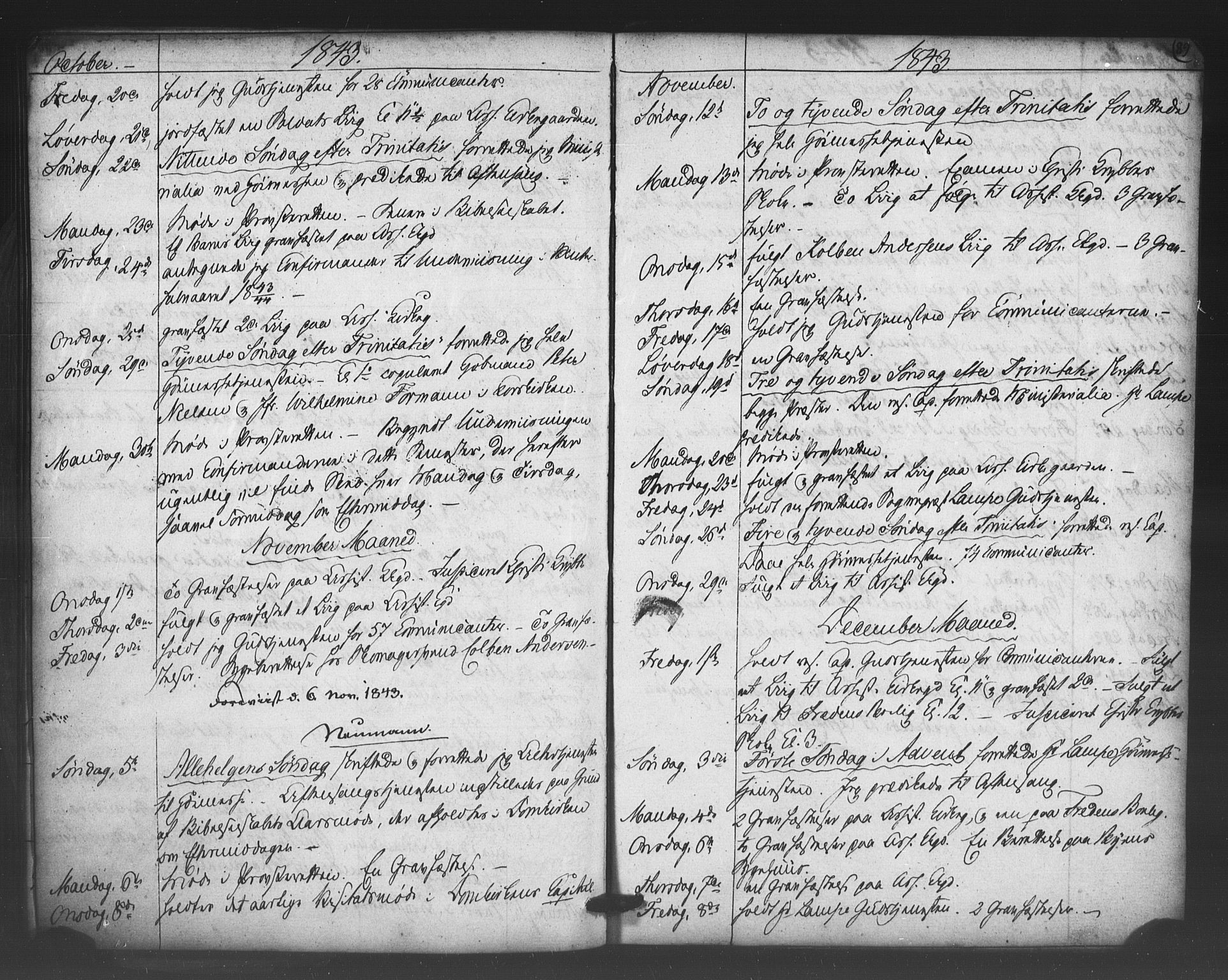 Korskirken sokneprestembete, AV/SAB-A-76101/H/Haa/L0066: Residerende kapellans bok nr. A 1, 1826-1843, s. 89