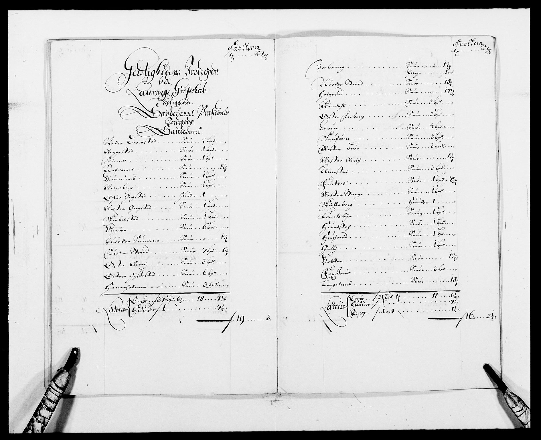 Rentekammeret inntil 1814, Reviderte regnskaper, Fogderegnskap, AV/RA-EA-4092/R33/L1972: Fogderegnskap Larvik grevskap, 1690-1691, s. 370